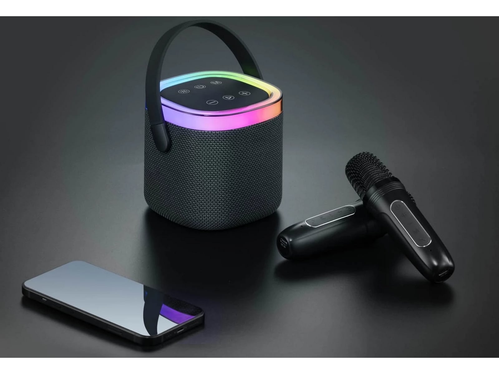 Andersson KEM-D3000 Bærbar karaokehøyttaler med 2 mikrofoner Trådløs / Bluetooth-høyttaler