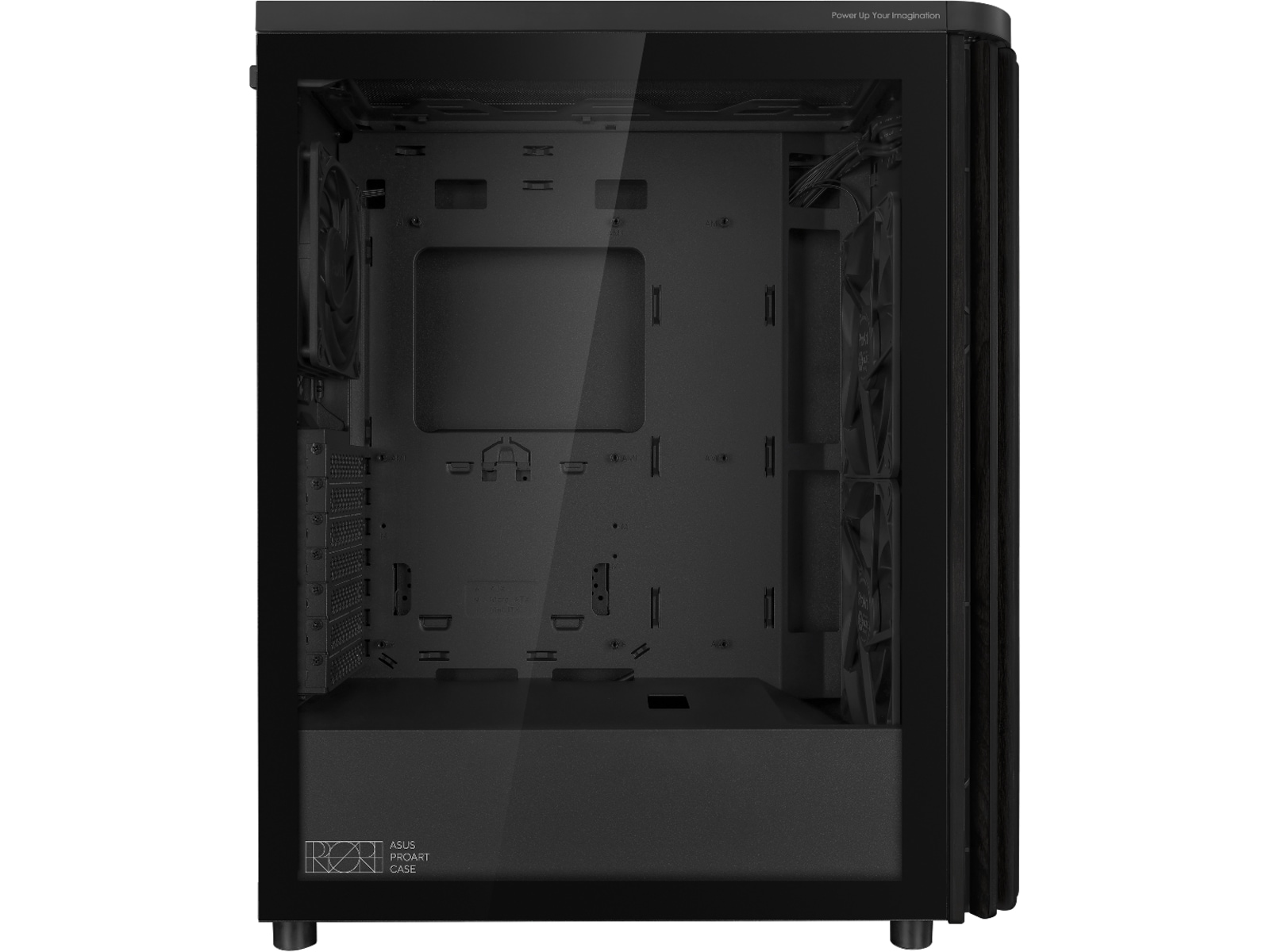 Asus Proart PA401 Wood TG PWM Mid Tower (sort) Midi tower