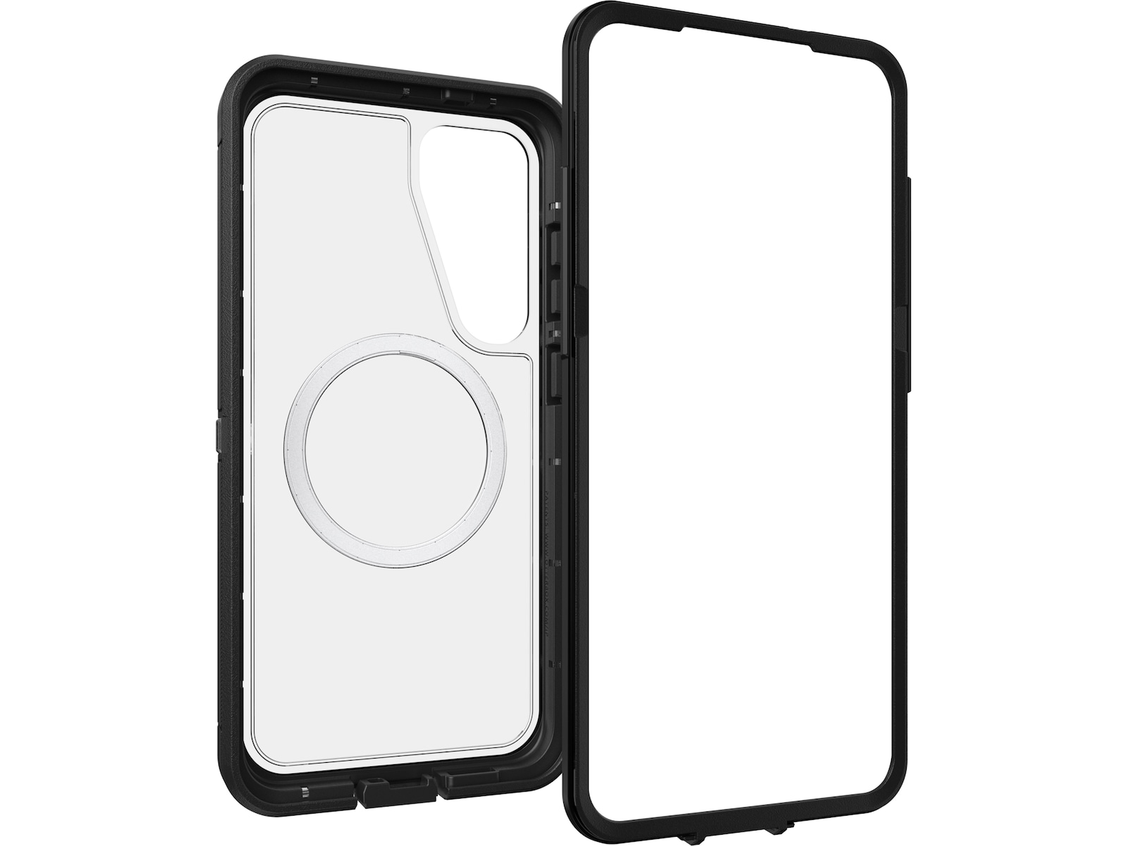 OtterBox Galaxy S25+ Defender XT deksel (gjennomsiktig/sort) Mobildeksel