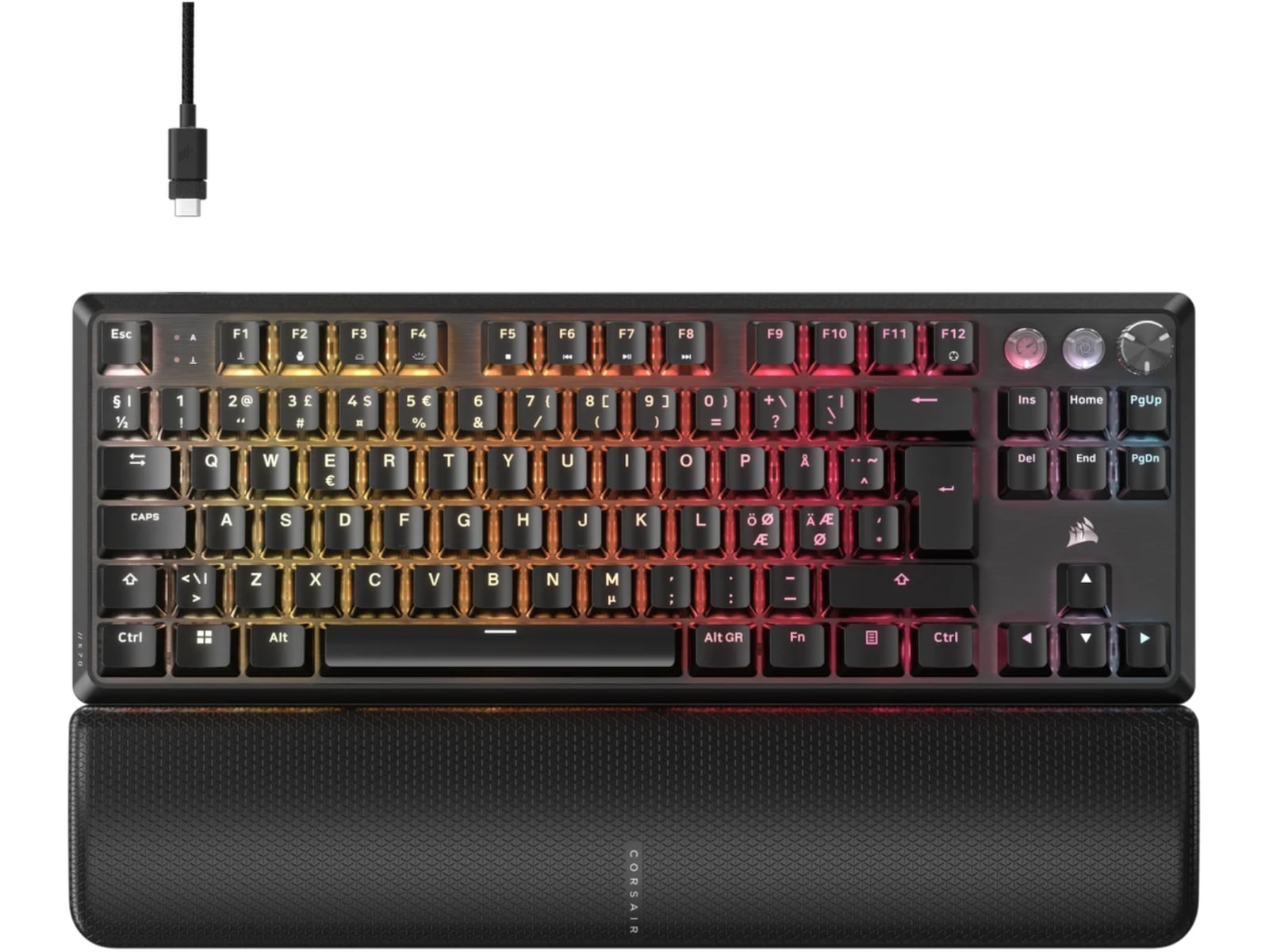 Corsair K70 PRO TKL RGB Gamingtastatur (sort) Gamingtastatur