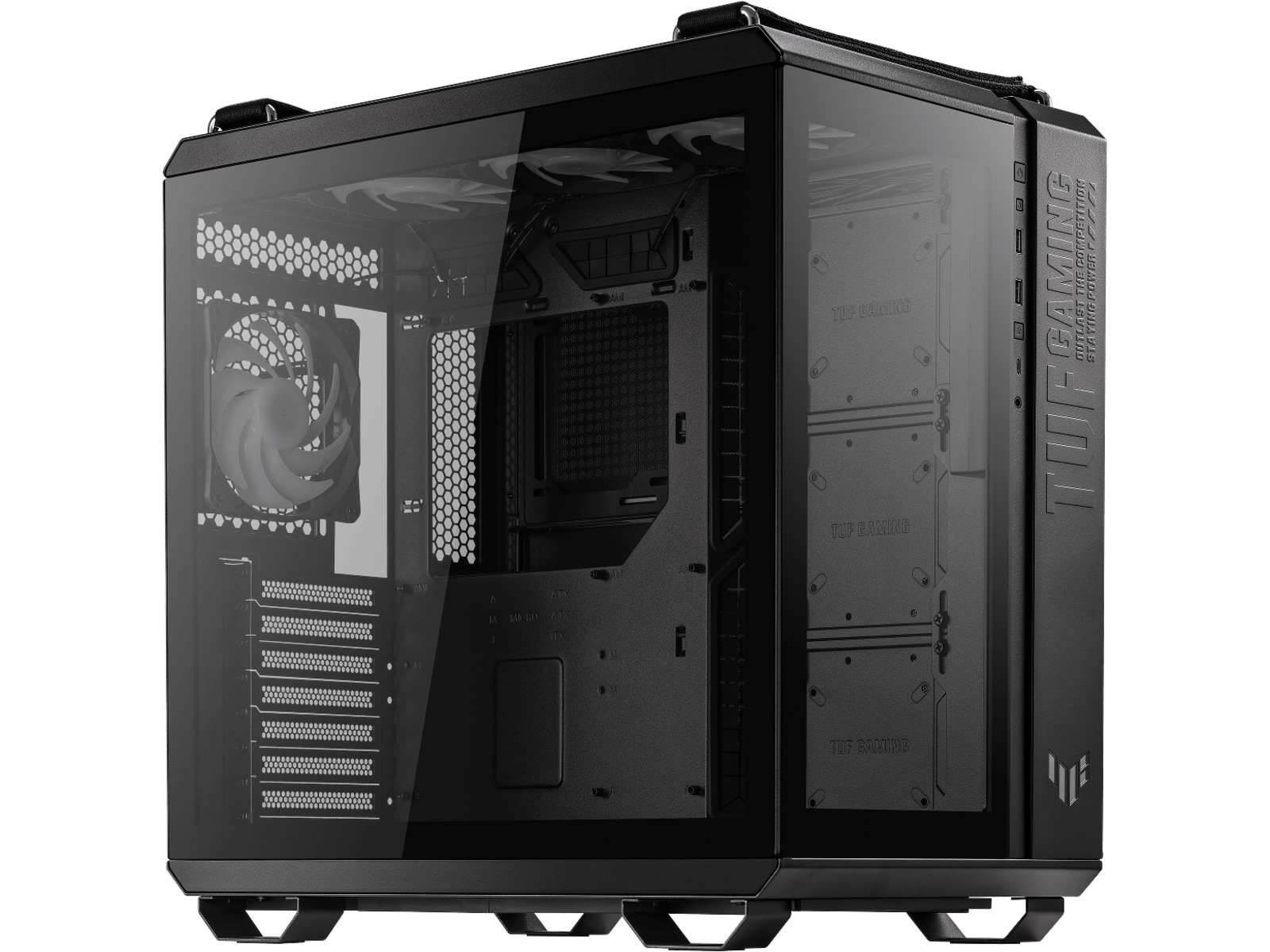 Asus TUF Gaming GT502 Plus TG ARGB Mid Tower (sort) Midi tower