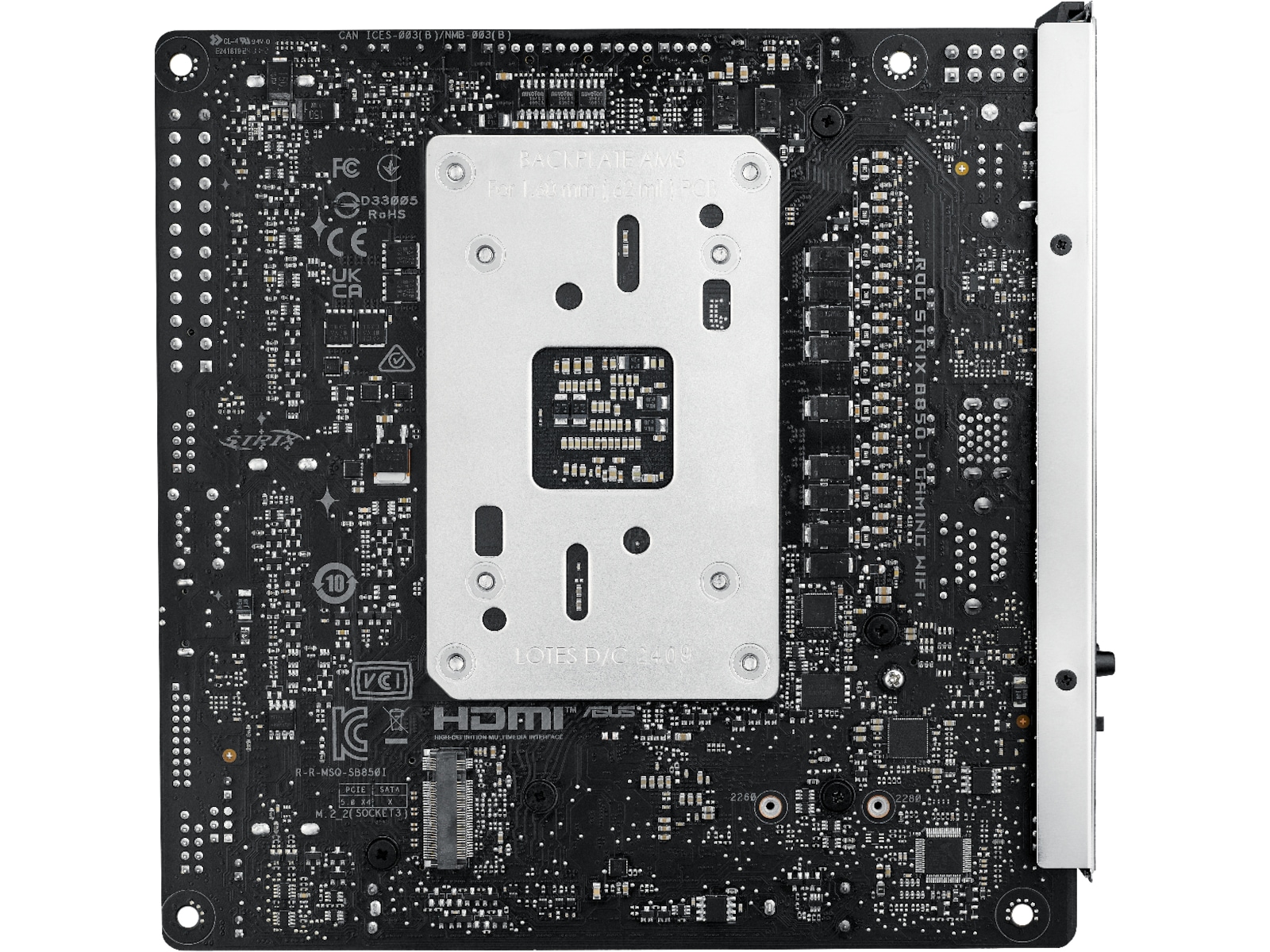 ASUS ROG STRIX B850-I GAMING WIFI Hovedkort AMD Socket