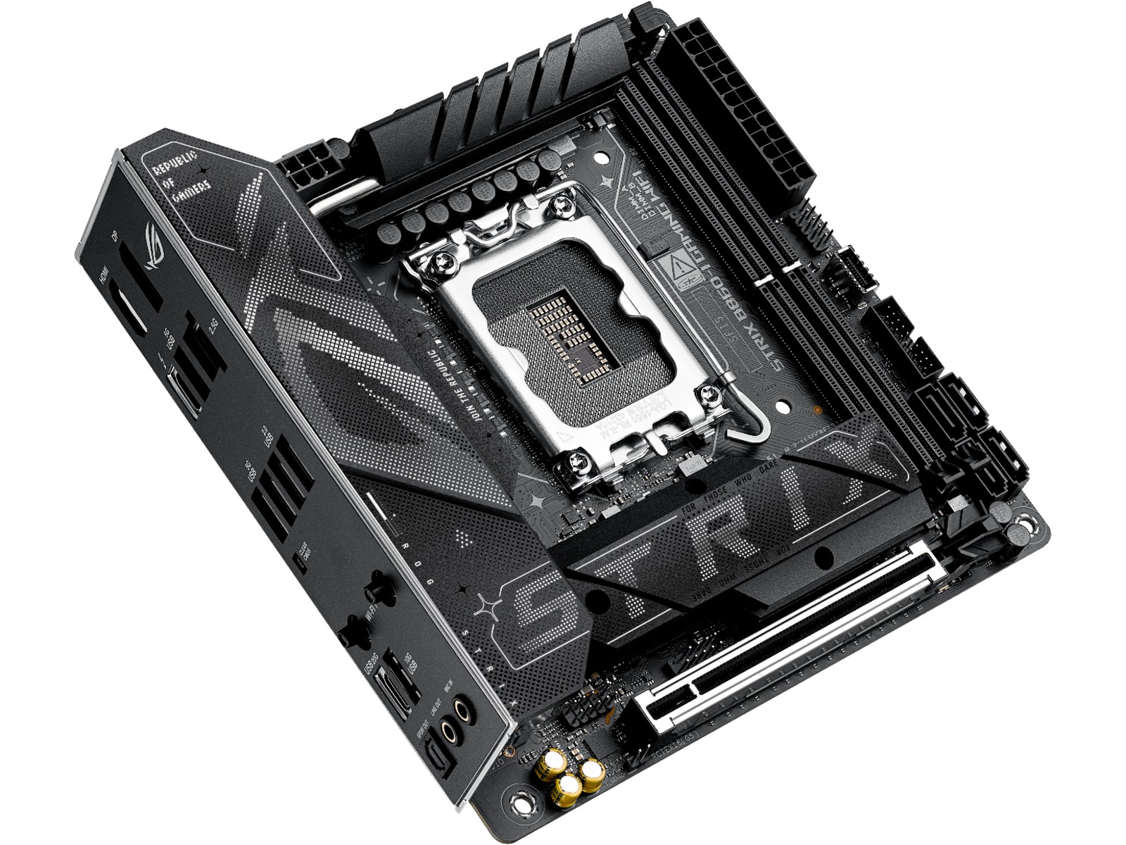ASUS ROG STRIX B860-I GAMING WIFI Hovedkort Intel Socket
