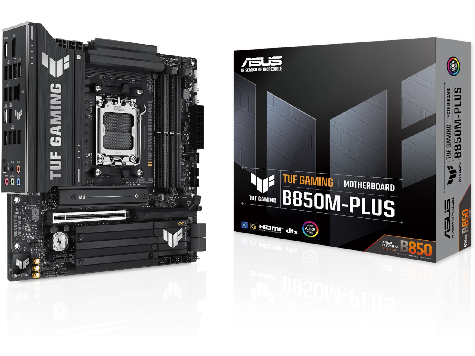 ASUS TUF GAMING B850M-PLUS Hovedkort AMD Socket