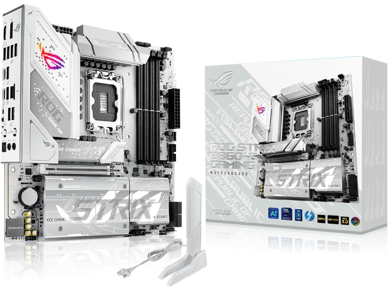ASUS ROG STRIX B860-G GAMING WIFI Hovedkort Intel Socket