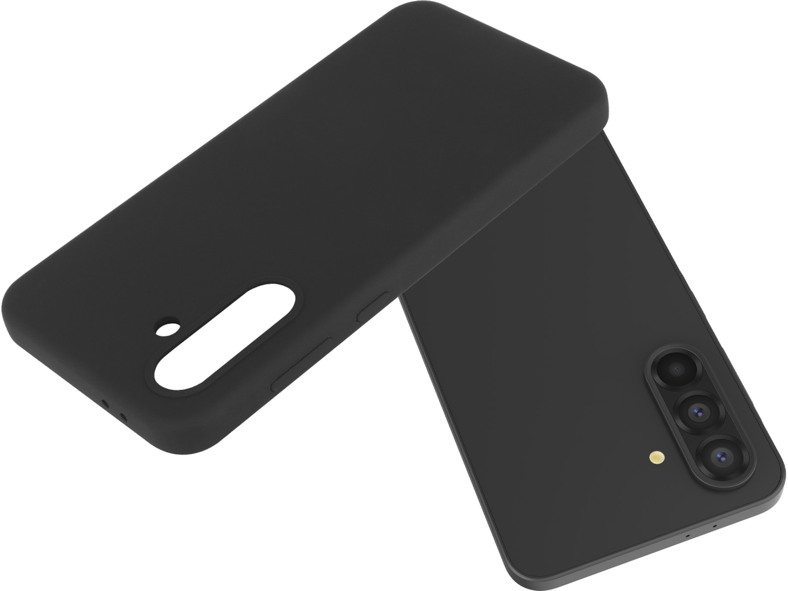 iiglo Galaxy A36 Silikondeksel (sort) Mobildeksel