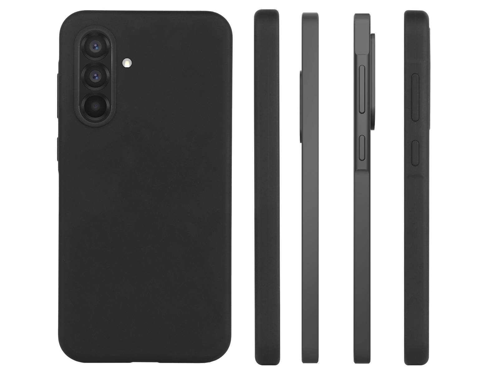 iiglo Galaxy A36 Silikondeksel (sort) Mobildeksel
