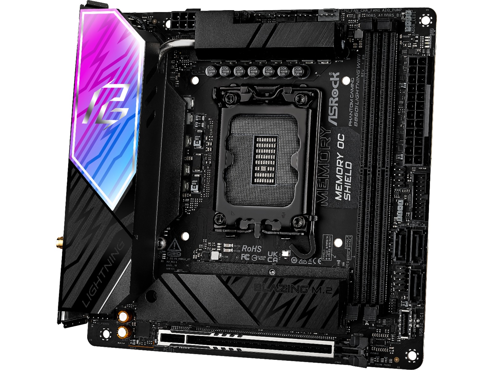 ASRock B860I Lightning WiFi Hovedkort Intel Socket