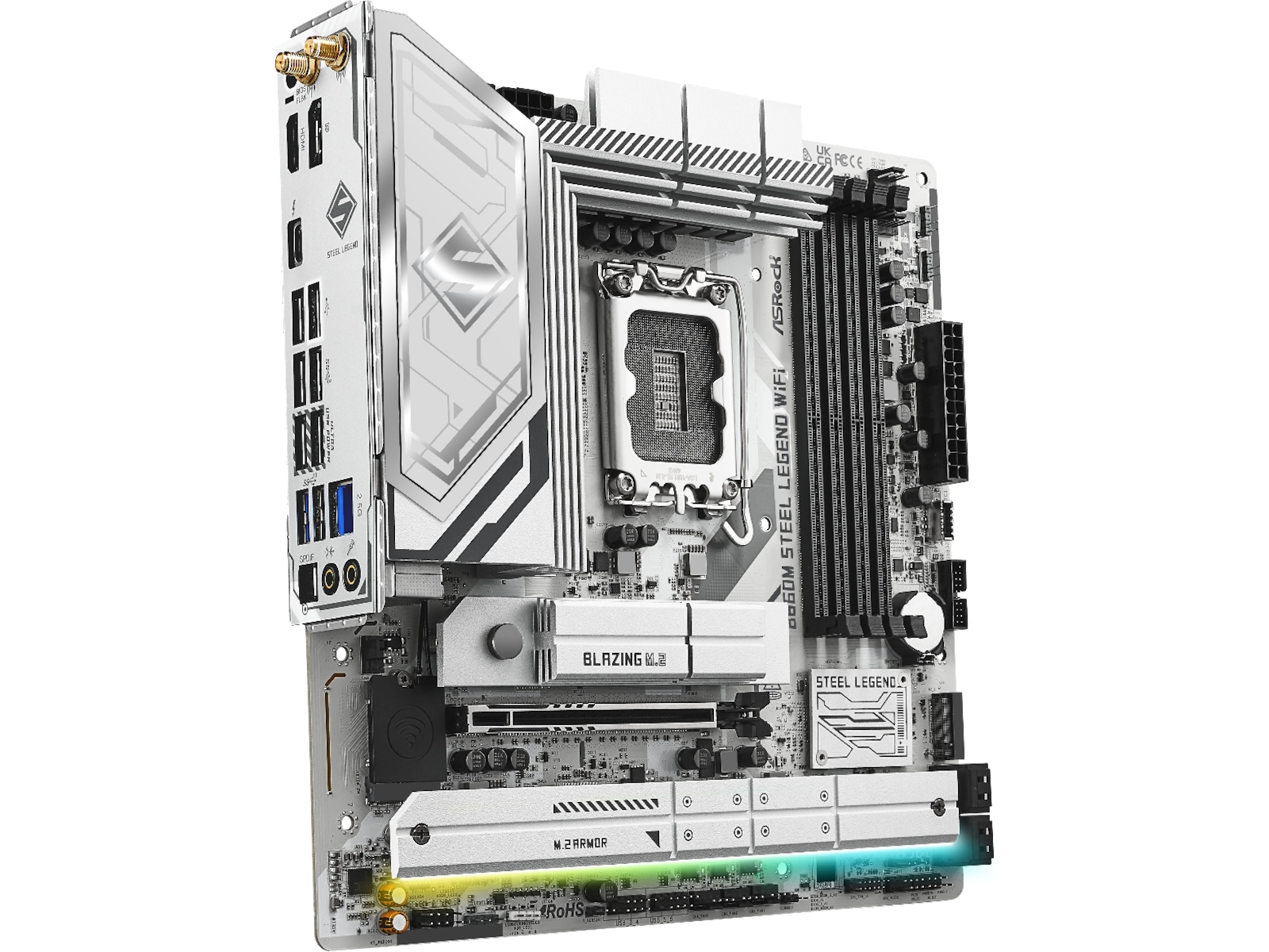 ASRock B860M Steel Legend WiFi Hovedkort Intel Socket