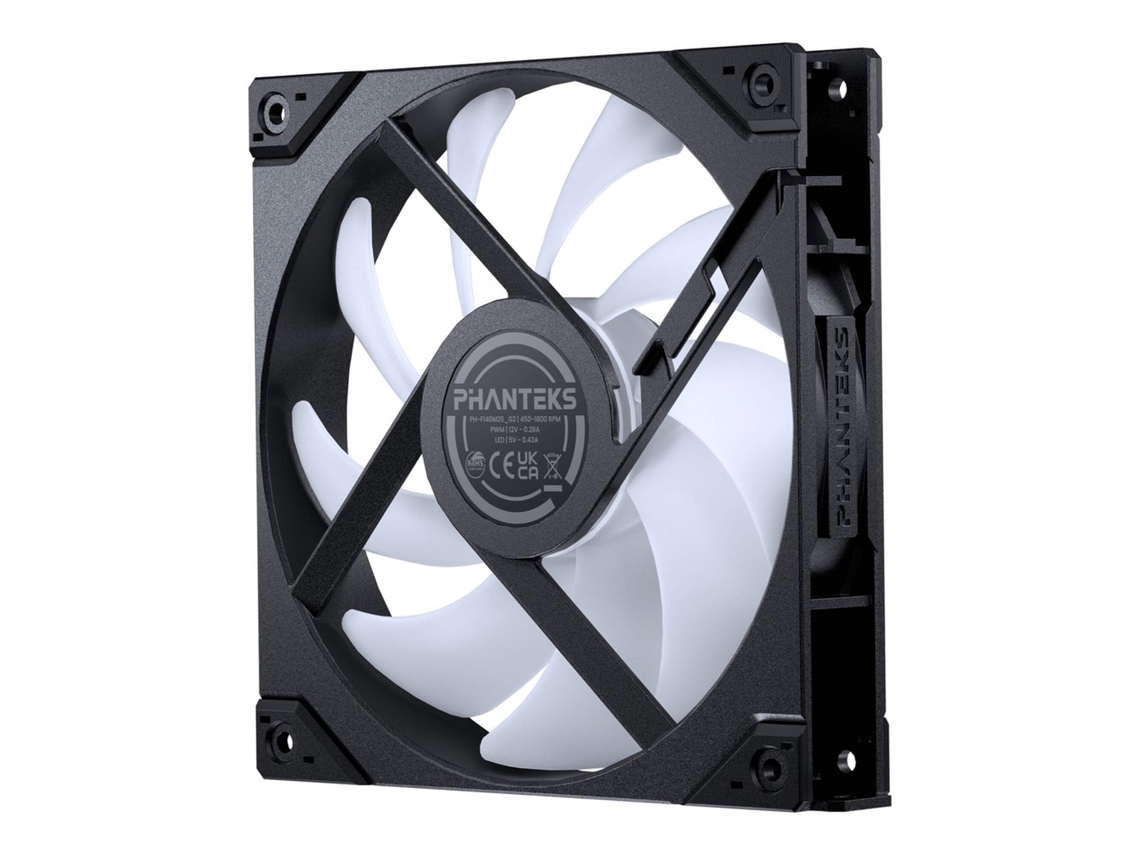 Phanteks M25 Gen2 140mm DRGB Reverse Vifte (sort) Vifter