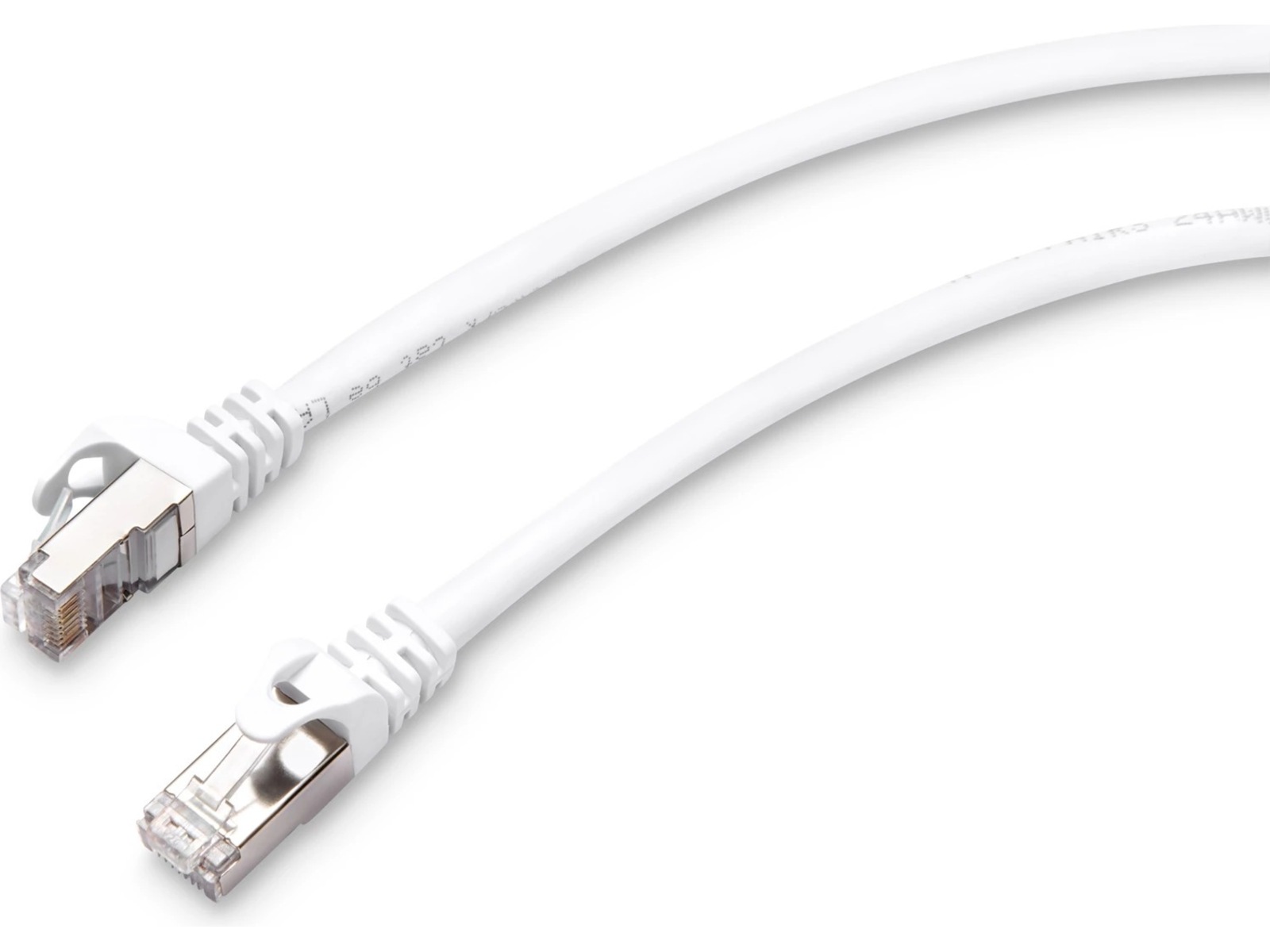 Nettverkskabel CAT6e 2m (hvit) Nettverkskabler