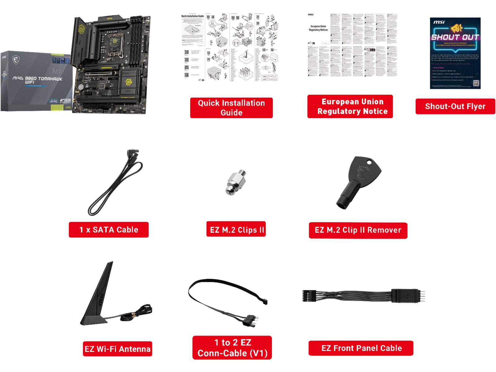 MSI MAG B860 TOMAHAWK WIFI Hovedkort Intel Socket