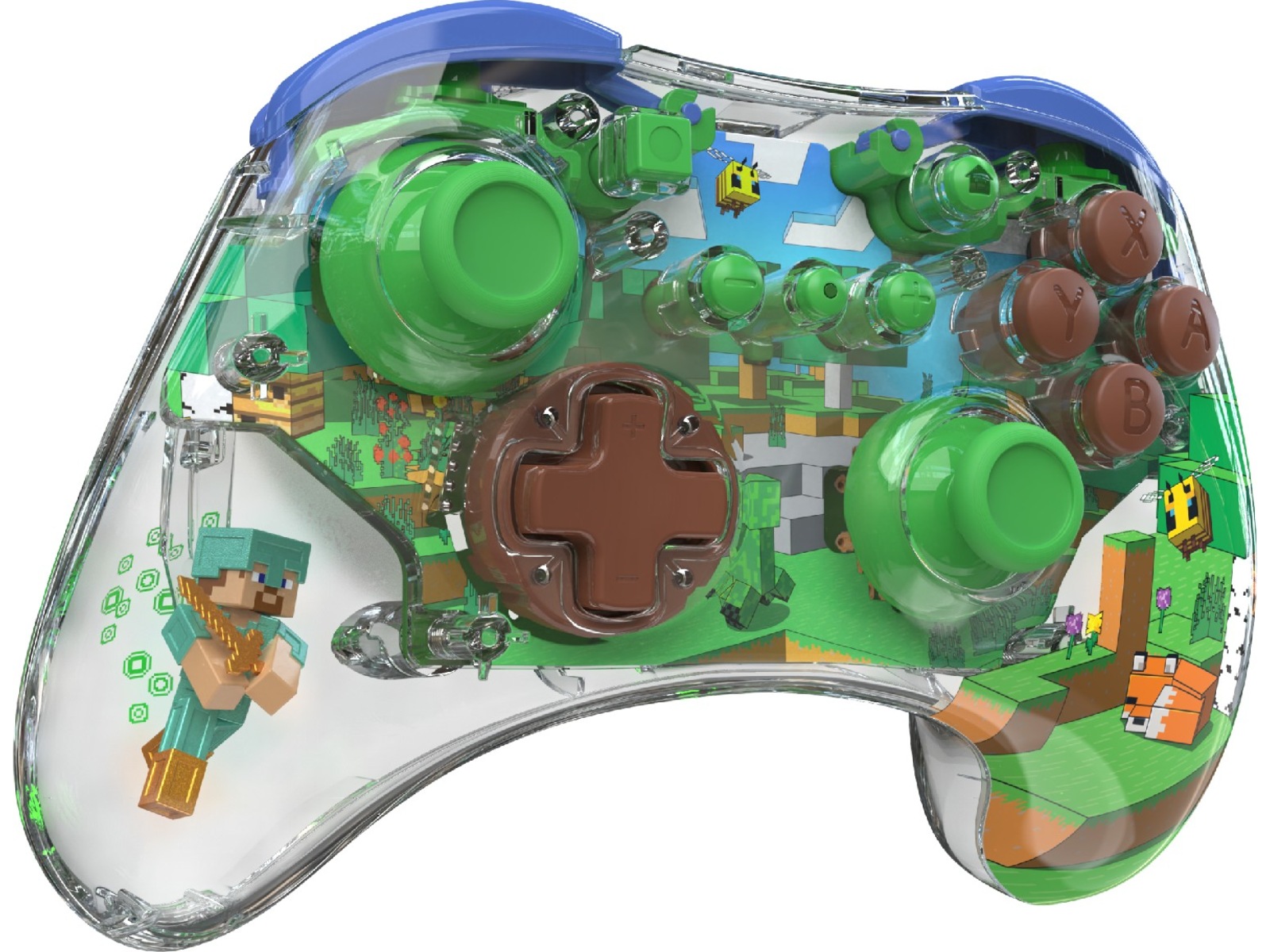 PDP REALMz Wireless Controller - Minecraft Tilbehør til spillkonsoller