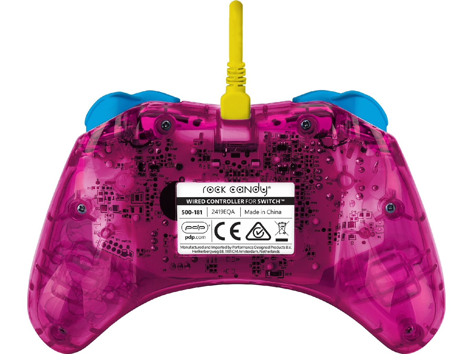 PDP Rock Candy Wired Controller - Peach Tilbehør til spillkonsoller