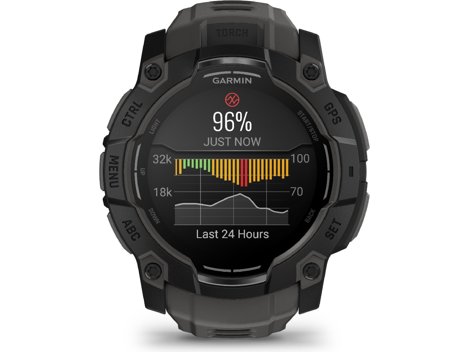 Garmin Instinct 3 AMOLED 50mm (sort/koksgrå) Smartklokker