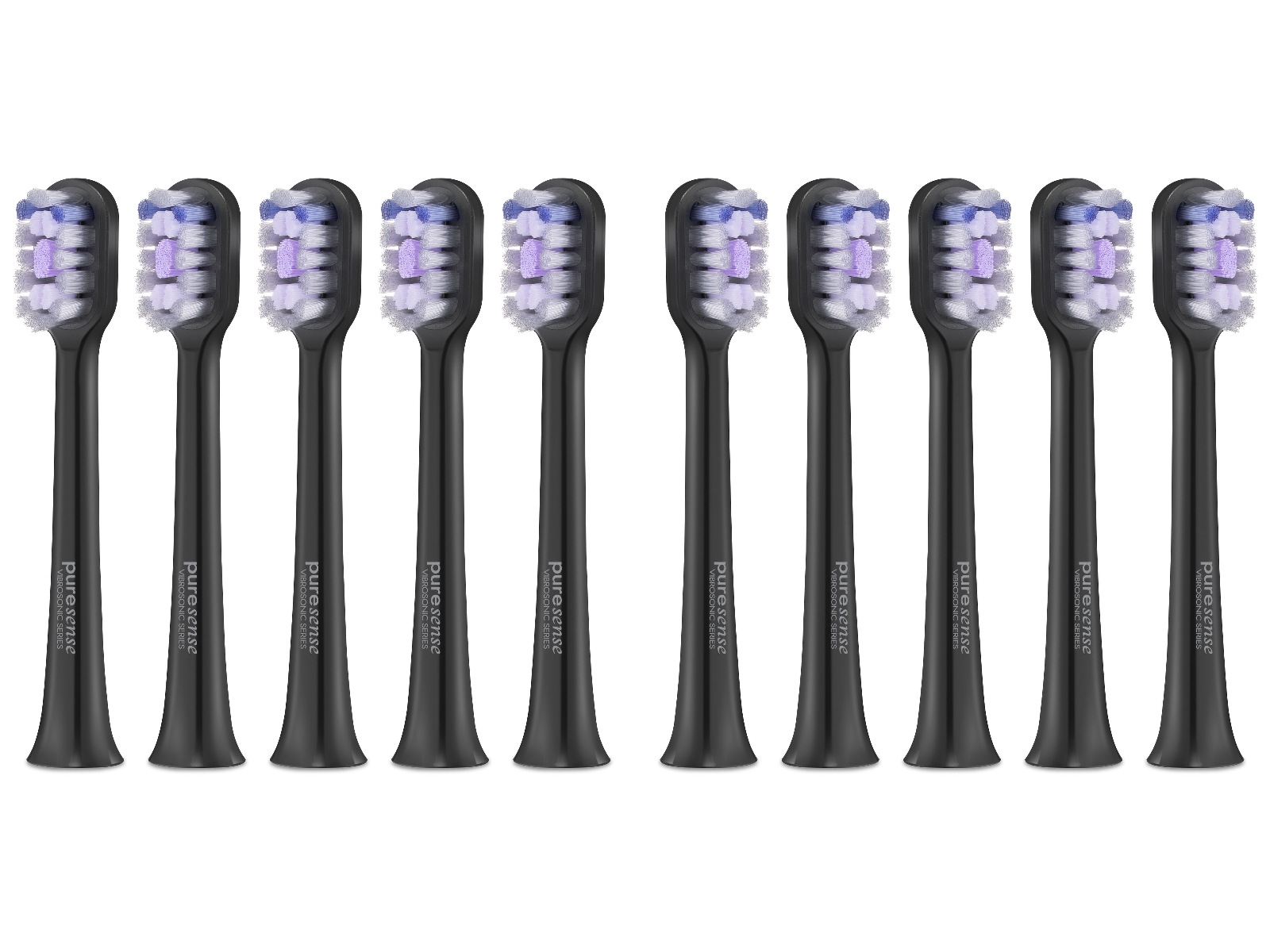 Puresense Dental C Vibrosonic Tannbørstehoder 10pk (hard, medium) Tannbørstehoder