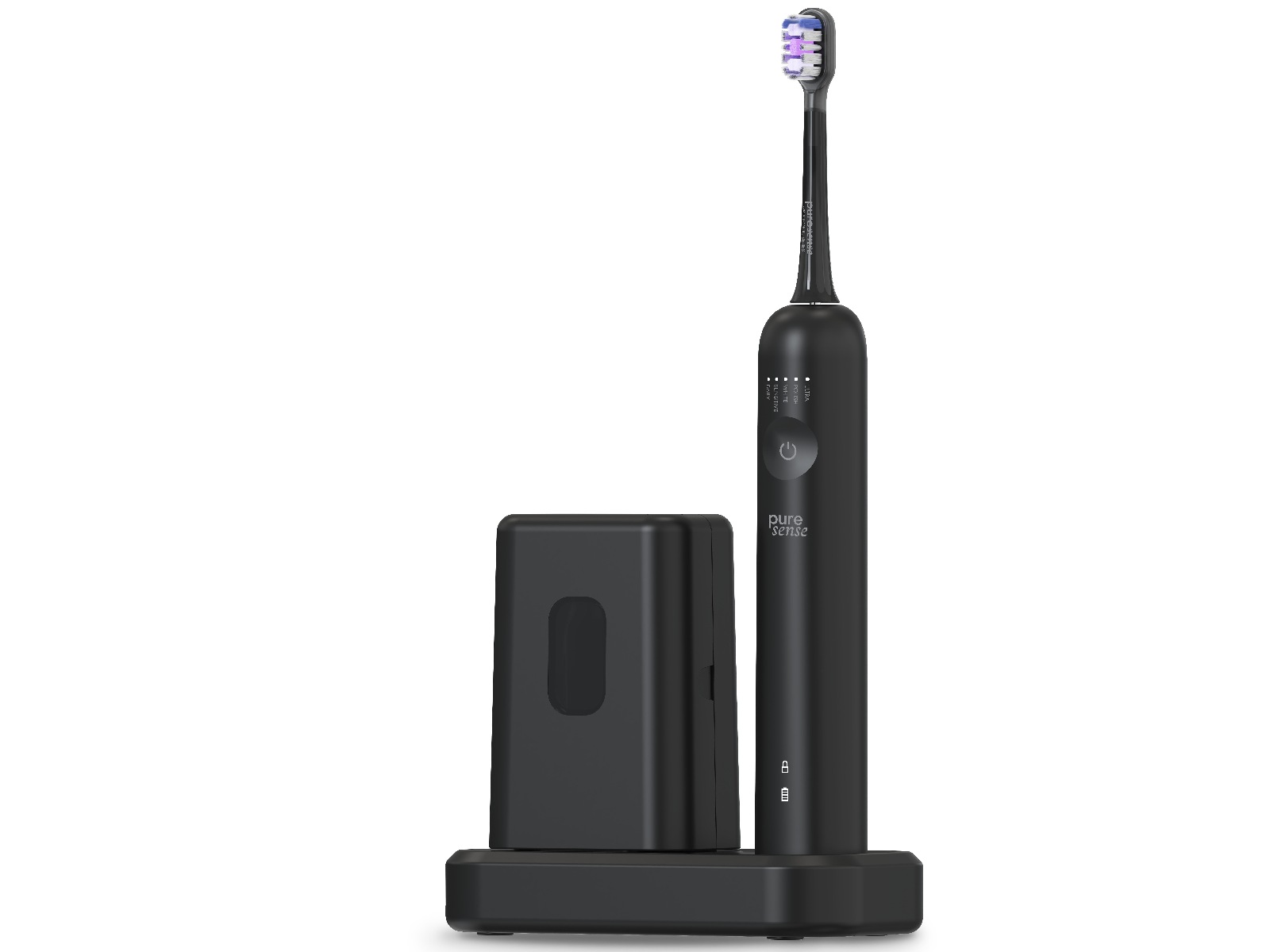 Puresense Dental C Vibrosonic Enhanced Bundle (sort) Elektriske tannbørster