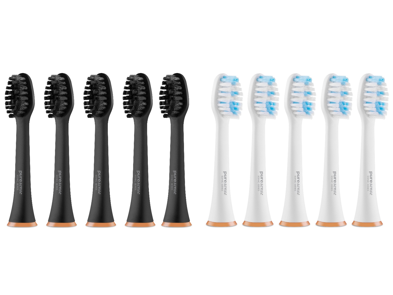 Puresense Dental C Sonic Tannbørstehoder 10pk (large) Tannbørstehoder