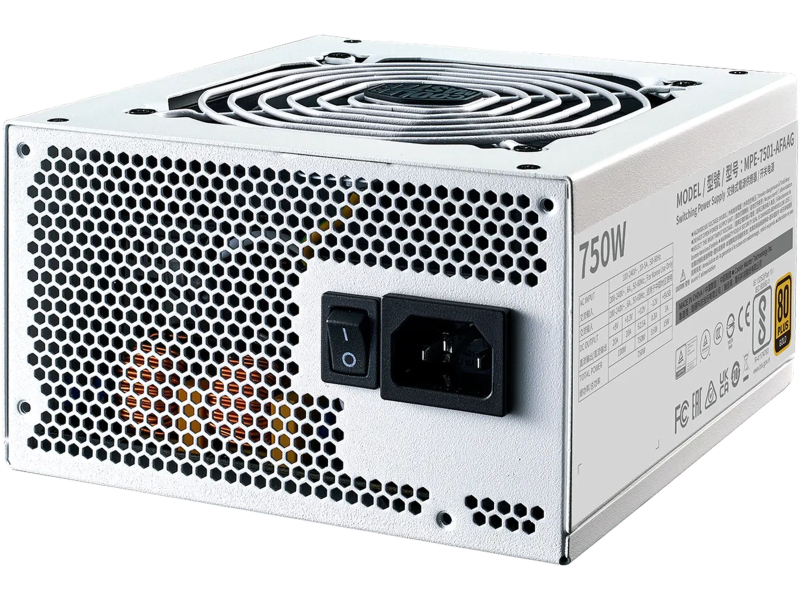 Cooler Master MWE Gold 750 V2 PSU (hvit) Enheter
