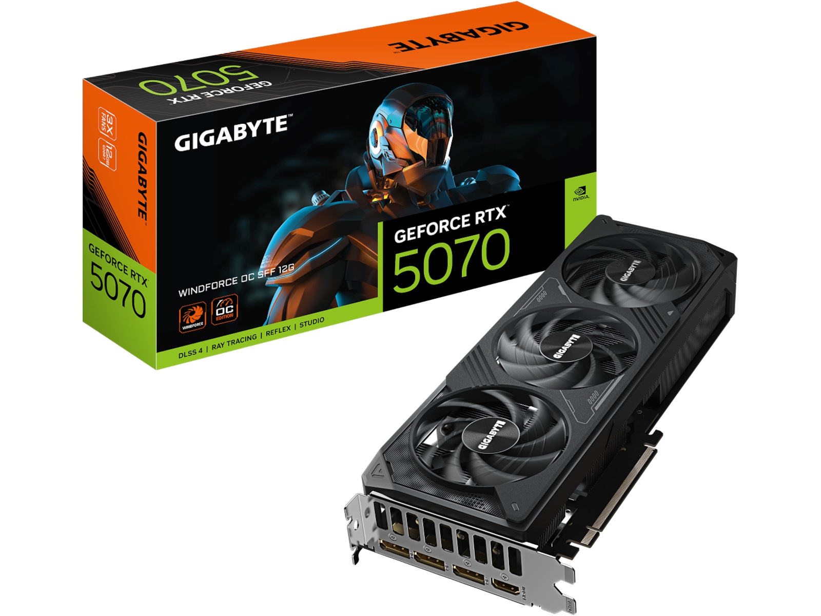 Gigabyte GeForce RTX 5070 WINDFORCE OC Skjermkort