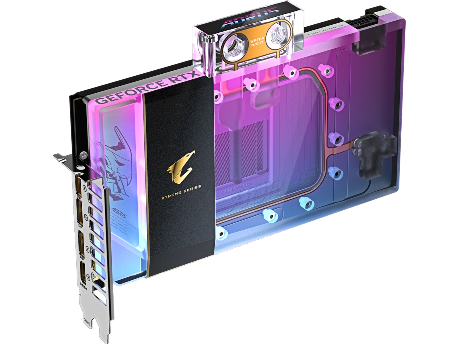 Gigabyte Aorus GeForce RTX 5090 XTREME WATERFORCE WB Skjermkort, PCI Express 5.0, 32GB GDDR7