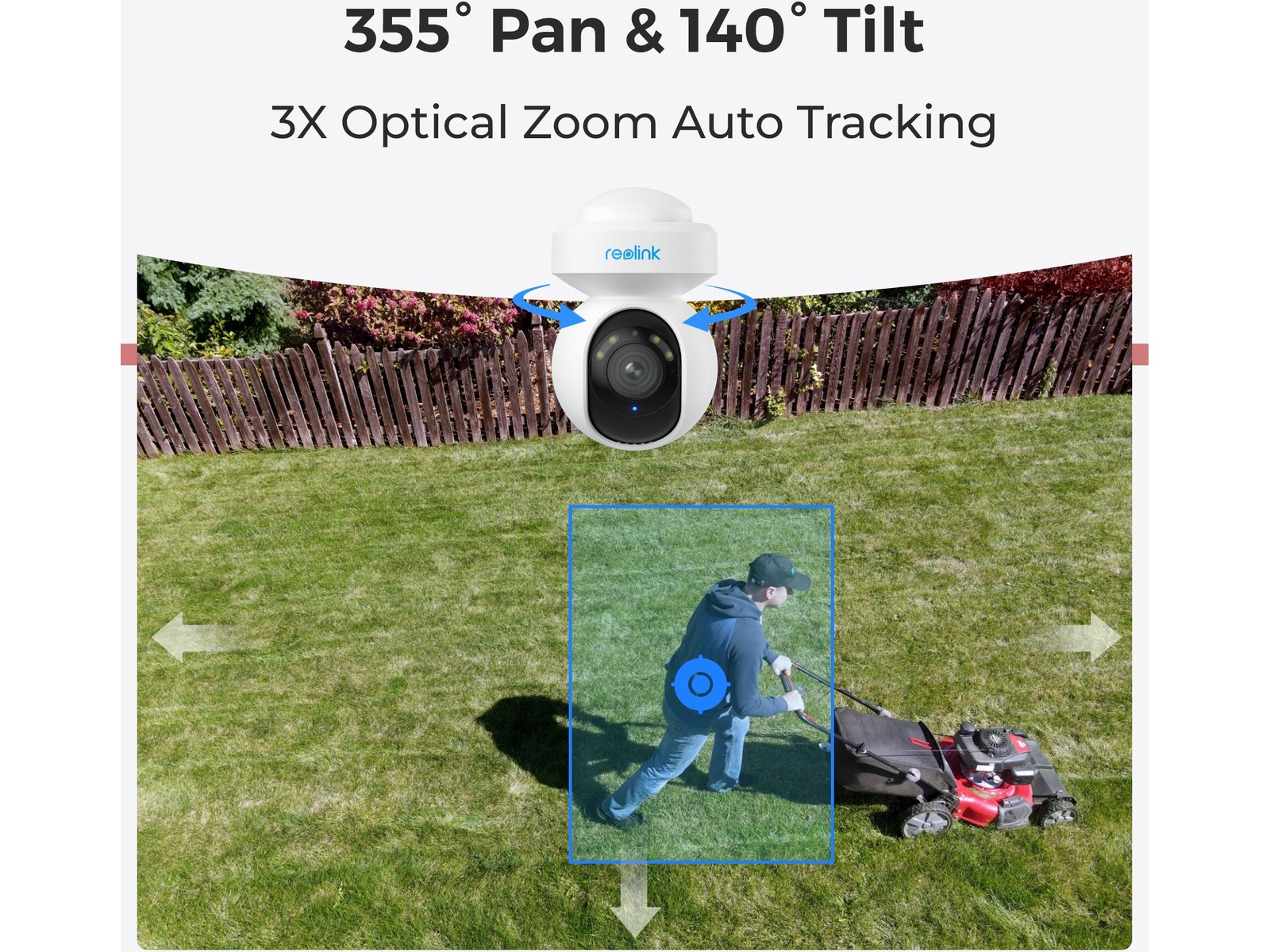 Reolink E1 Outdoor WiFi utendørs overvåkningskamera -B-Grade Demo hjem & fritid