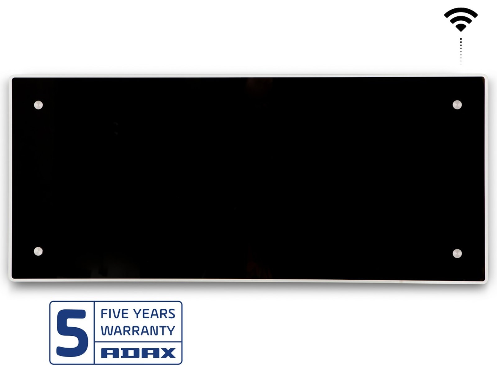 Adax Clea WiFi panelovn glass 1000W (sort) -B-Grade Demo hjem & fritid