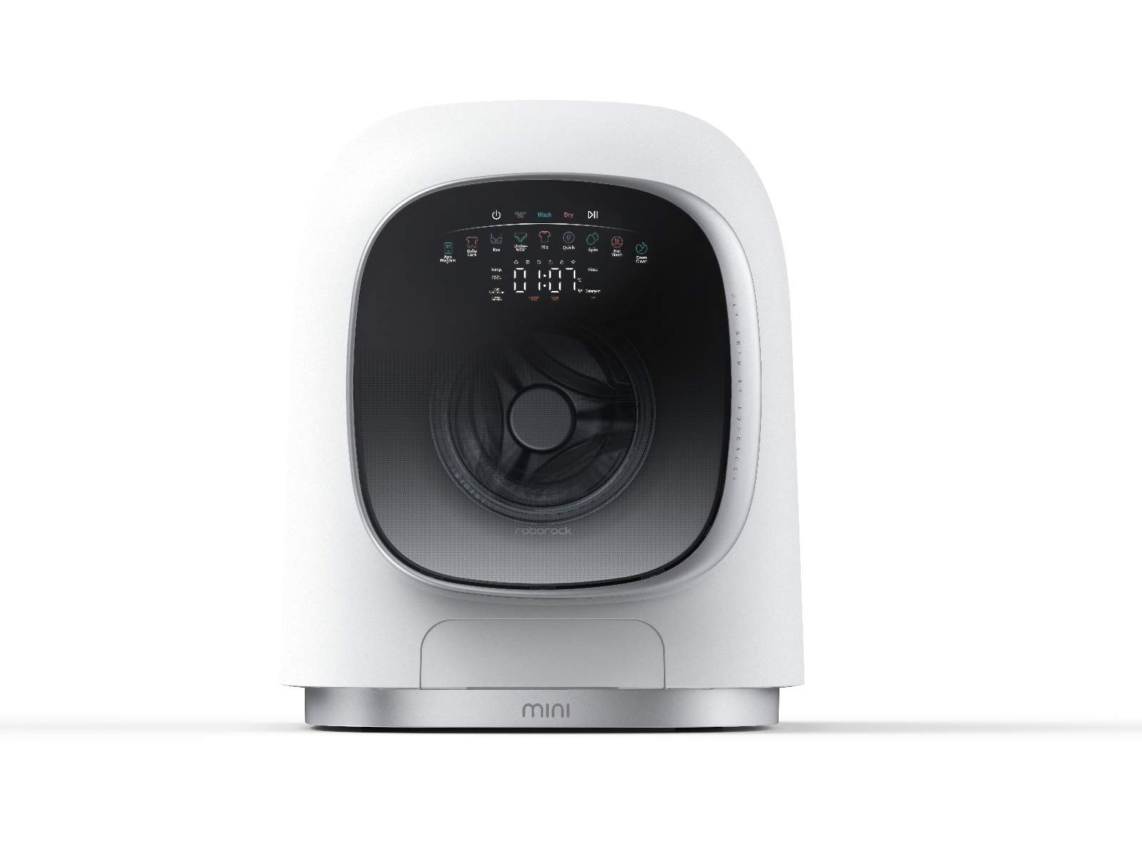 Roborock ZEO Mini Vask/Tørk (hvit/sølv) Kombinert vaskemaskin og tørketrommel