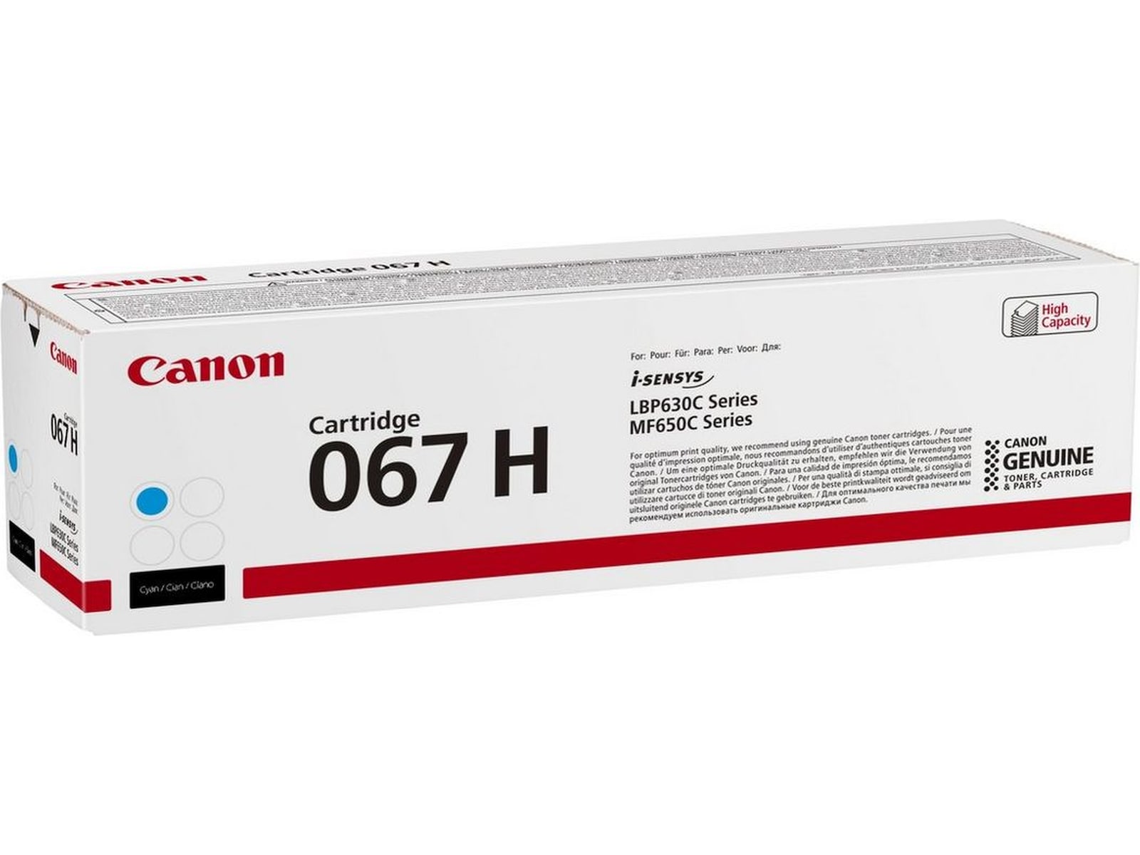 Canon Toner 067 H Cyan Lasertoner