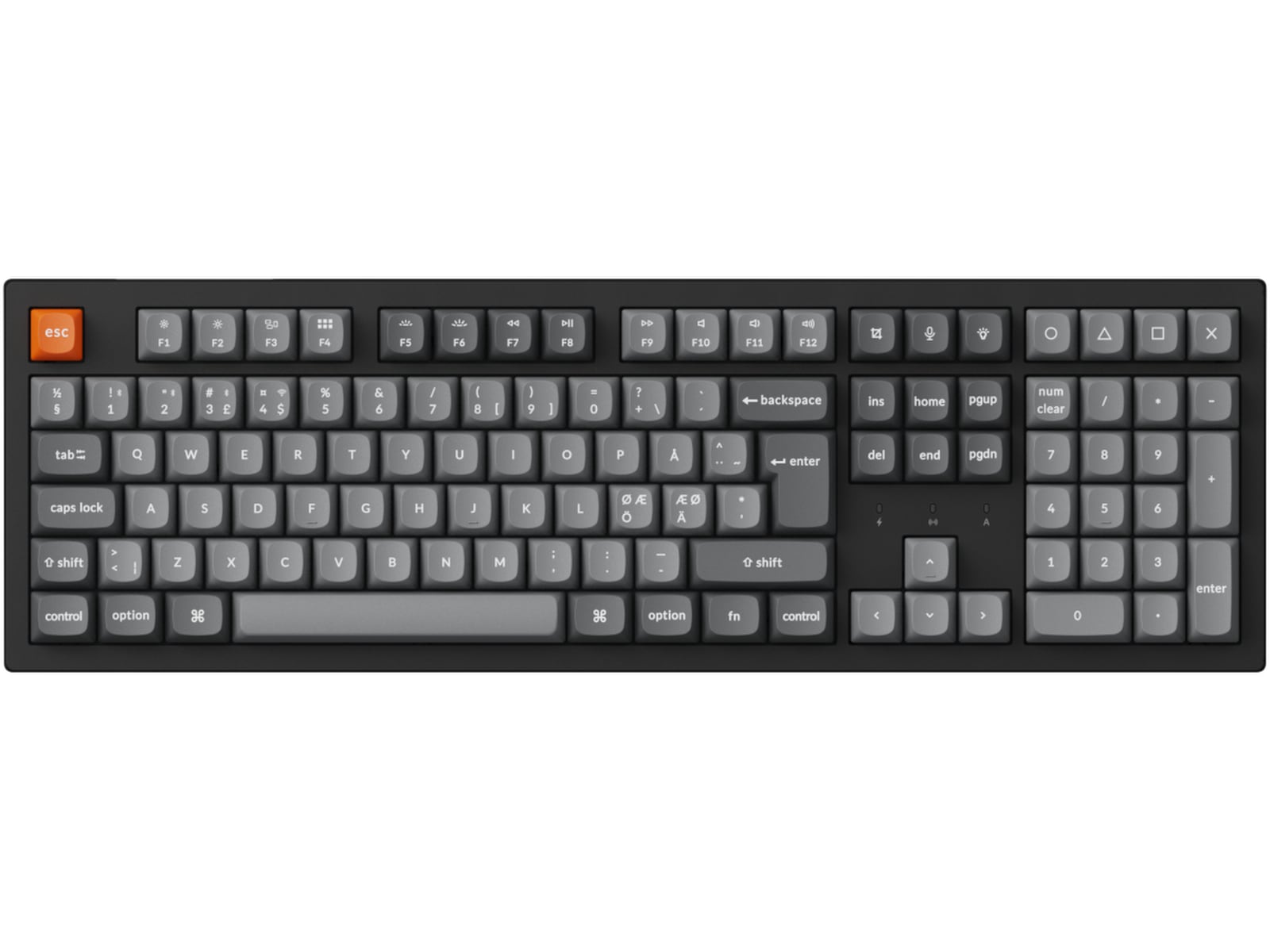 Keychron K10 MAX Trådløst gamingtastatur (super red) Gamingtastatur