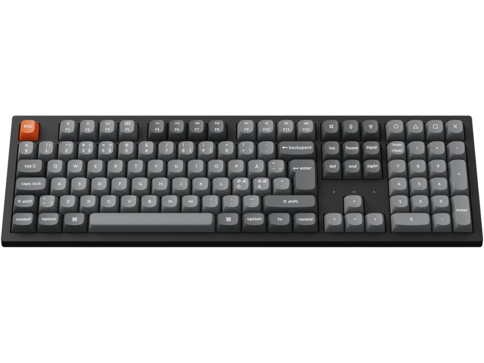 Keychron K10 MAX Trådløst gamingtastatur (super red) Gamingtastatur