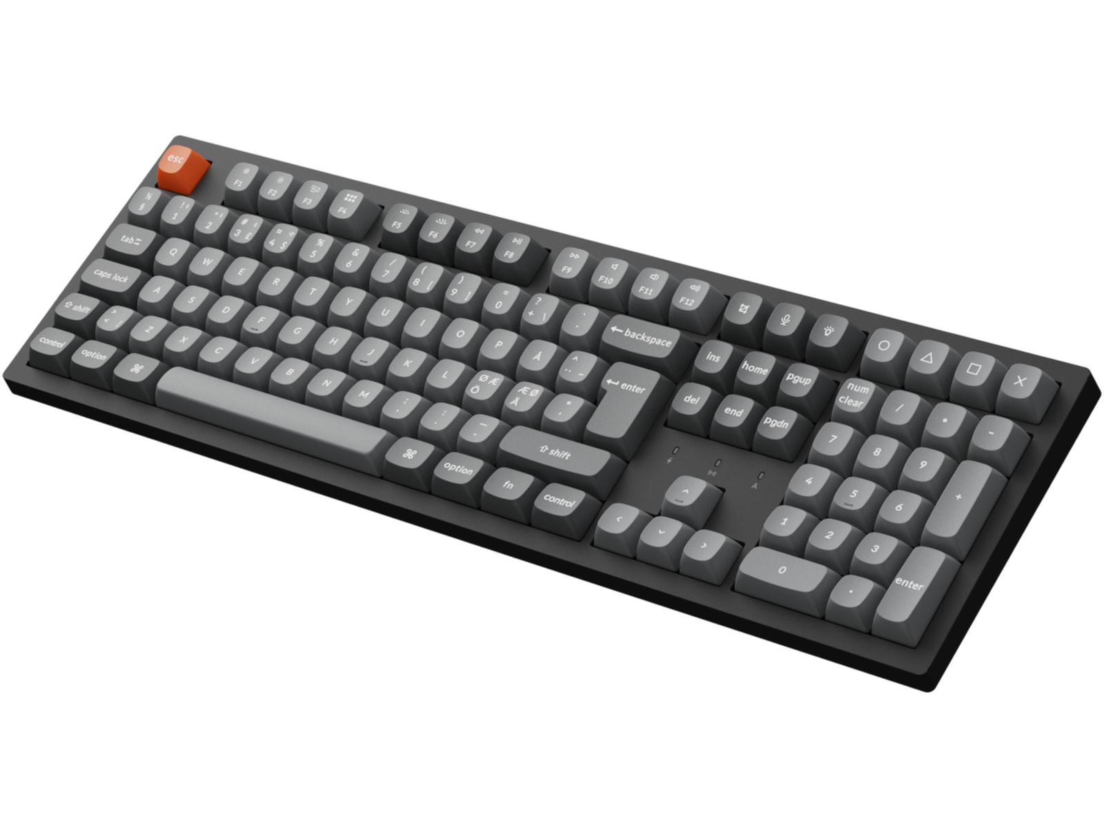 Keychron K10 MAX Trådløst gamingtastatur (super red) Gamingtastatur
