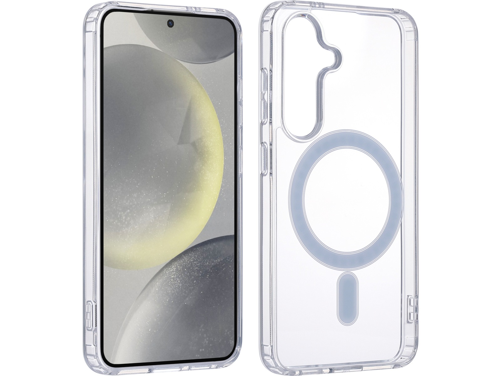 iiglo Galaxy S24 Magnetic Clear Case (gjennomsiktig) Mobildeksel