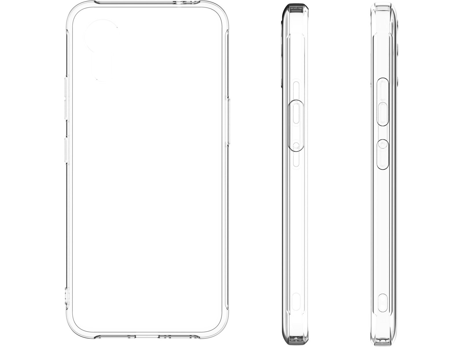 iiglo Galaxy Xcover 7 Pro Clear Case (gjennomsiktig) Mobildeksel