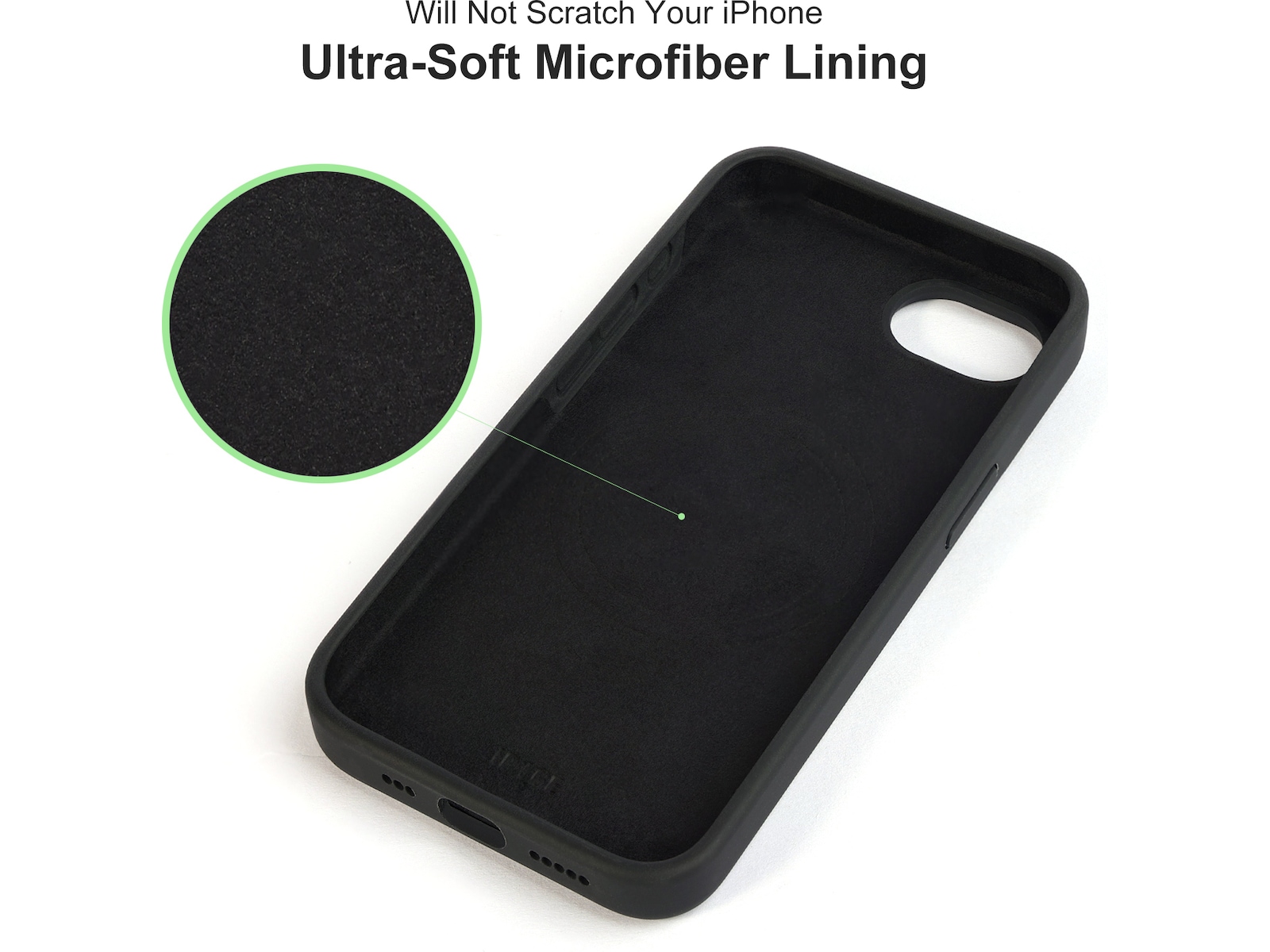iiglo iPhone 17e / 16e Magnetic deksel (sort) Mobildeksel