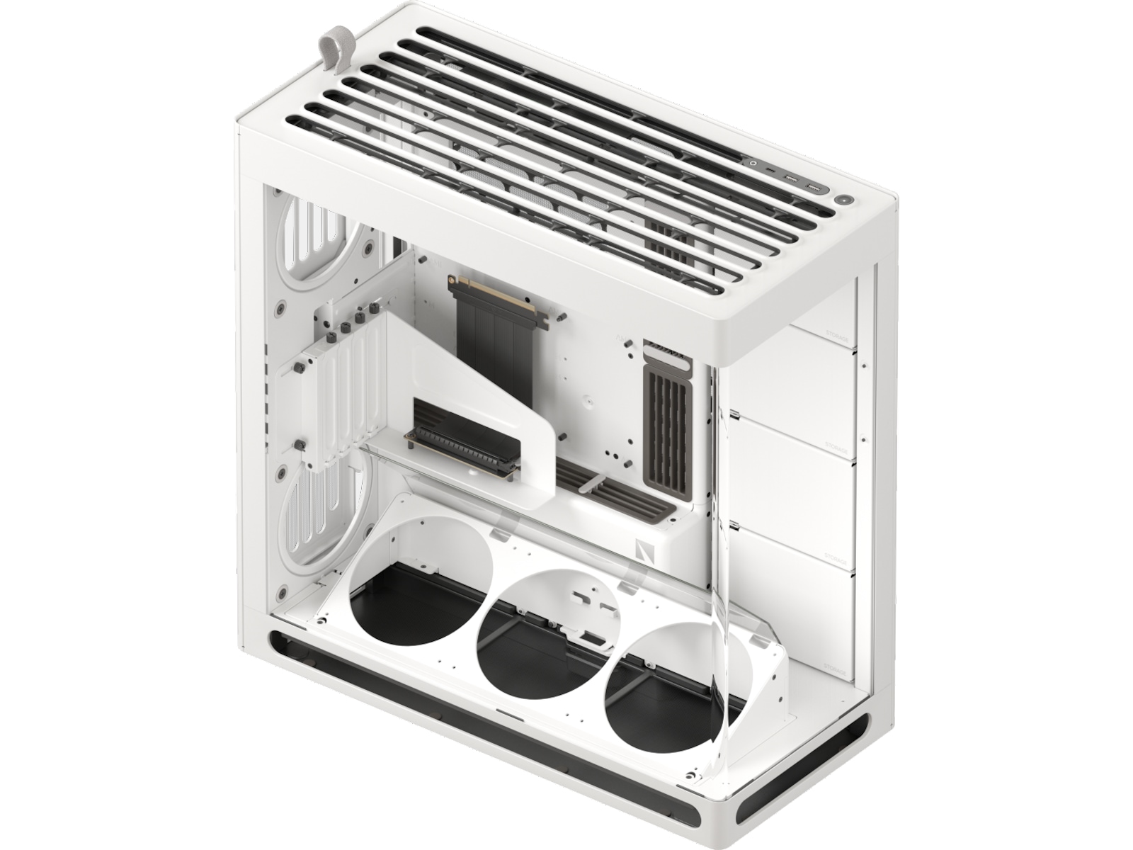 HAVN HS 420 VGPU Mid Tower (hvit) Midi tower