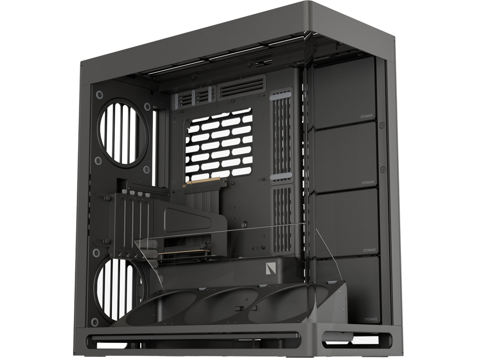HAVN HS 420 VGPU Mid Tower (sort) Midi tower