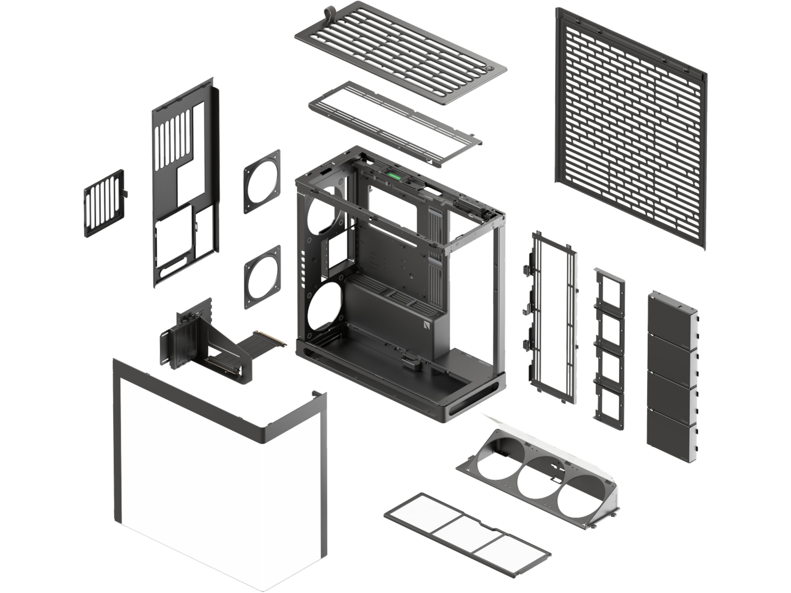 HAVN HS 420 VGPU Mid Tower (sort) Midi tower
