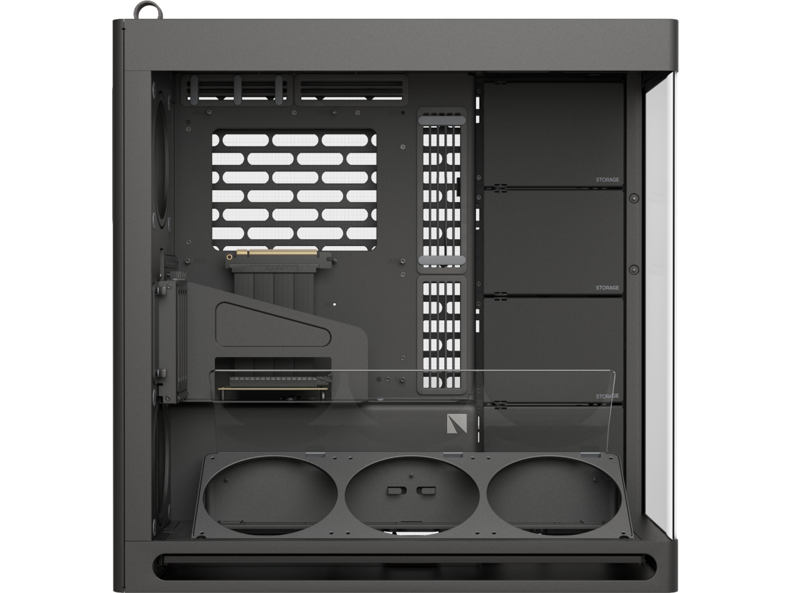 HAVN HS 420 VGPU Mid Tower (sort) Midi tower