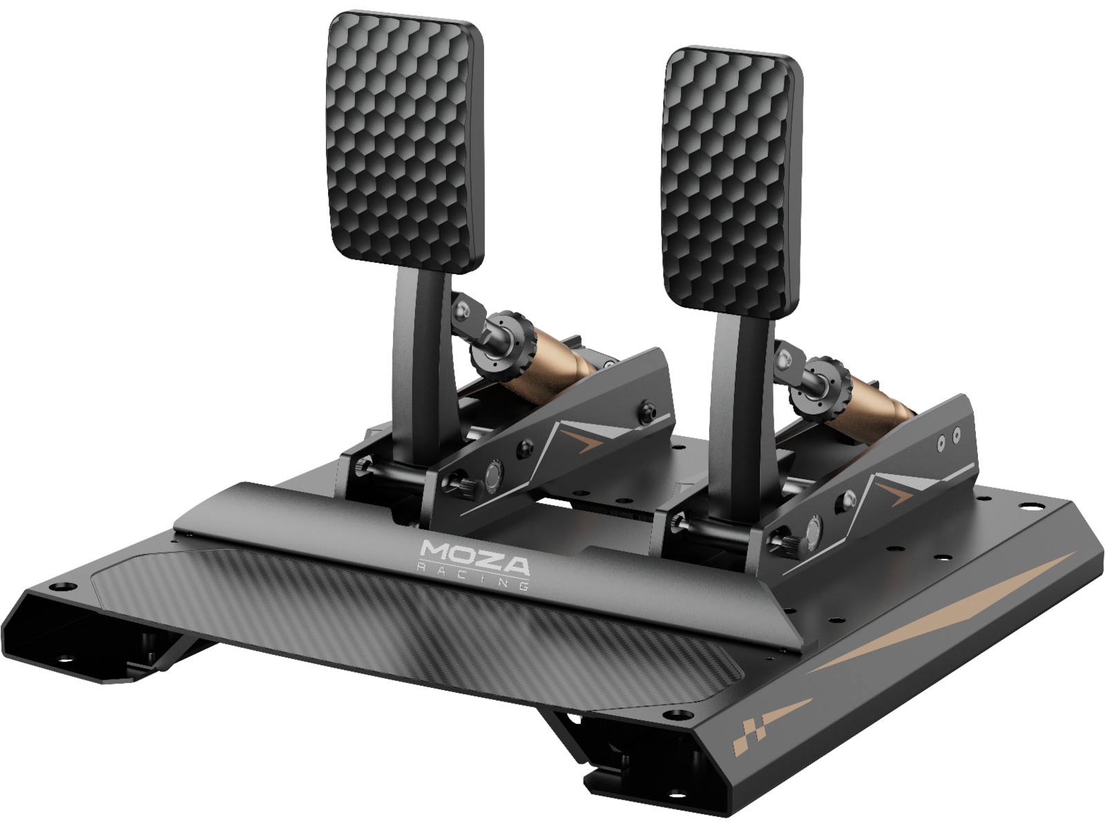 MOZA CRP2 Load-Cell Pedals (Throttle + Break) Ratt og pedaler