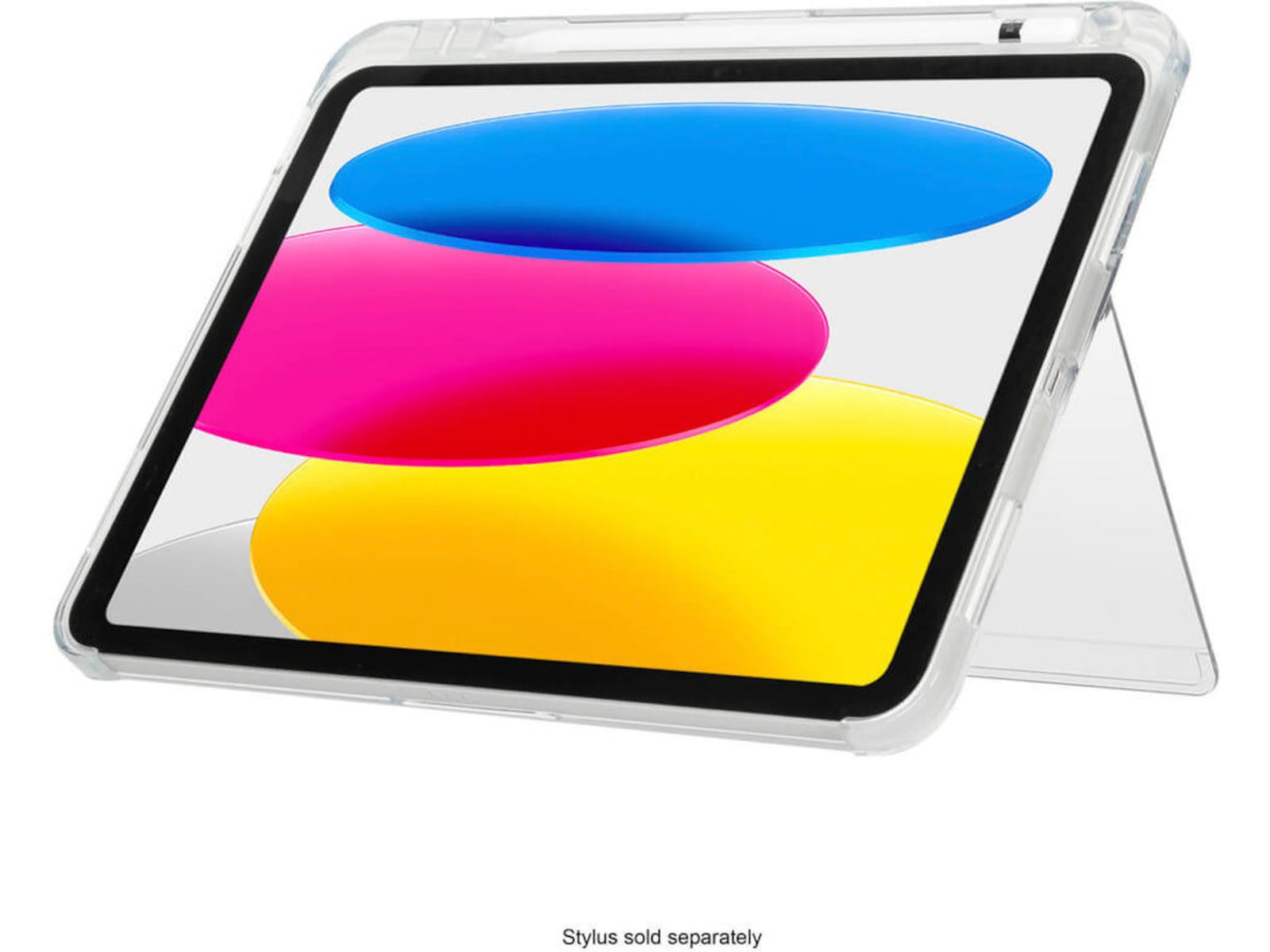 Targus iPad 10,9" / 11" Clear Case + kickstand deksel (gjennomsiktig) Stativfunksjon og holder for Pencil, for iPad 11" (A16) og iPad 10,9'' (10.gen)