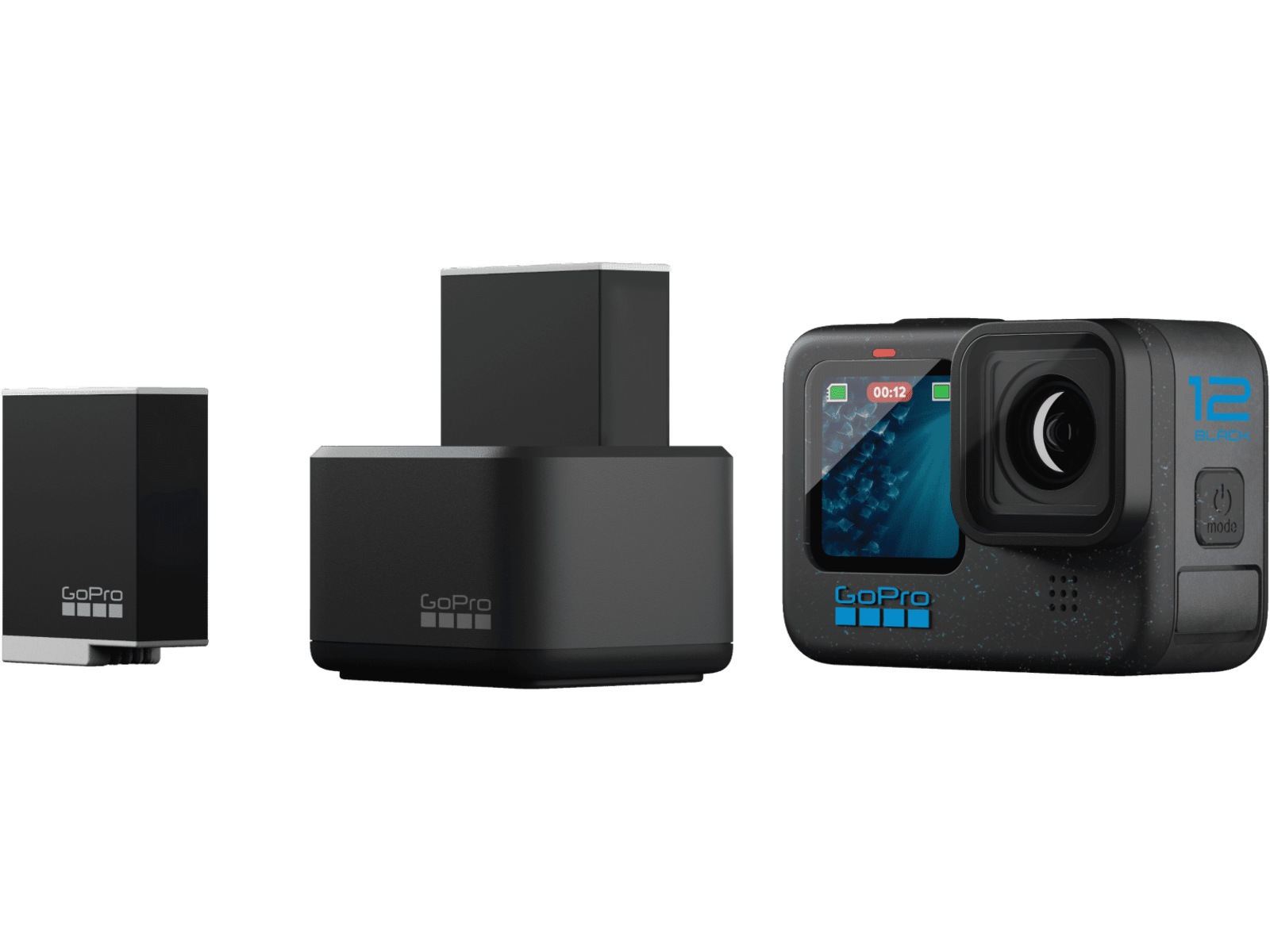 GoPro Dual Battery Charger m/ 2 Enduro batteri Kamerabatteriladere