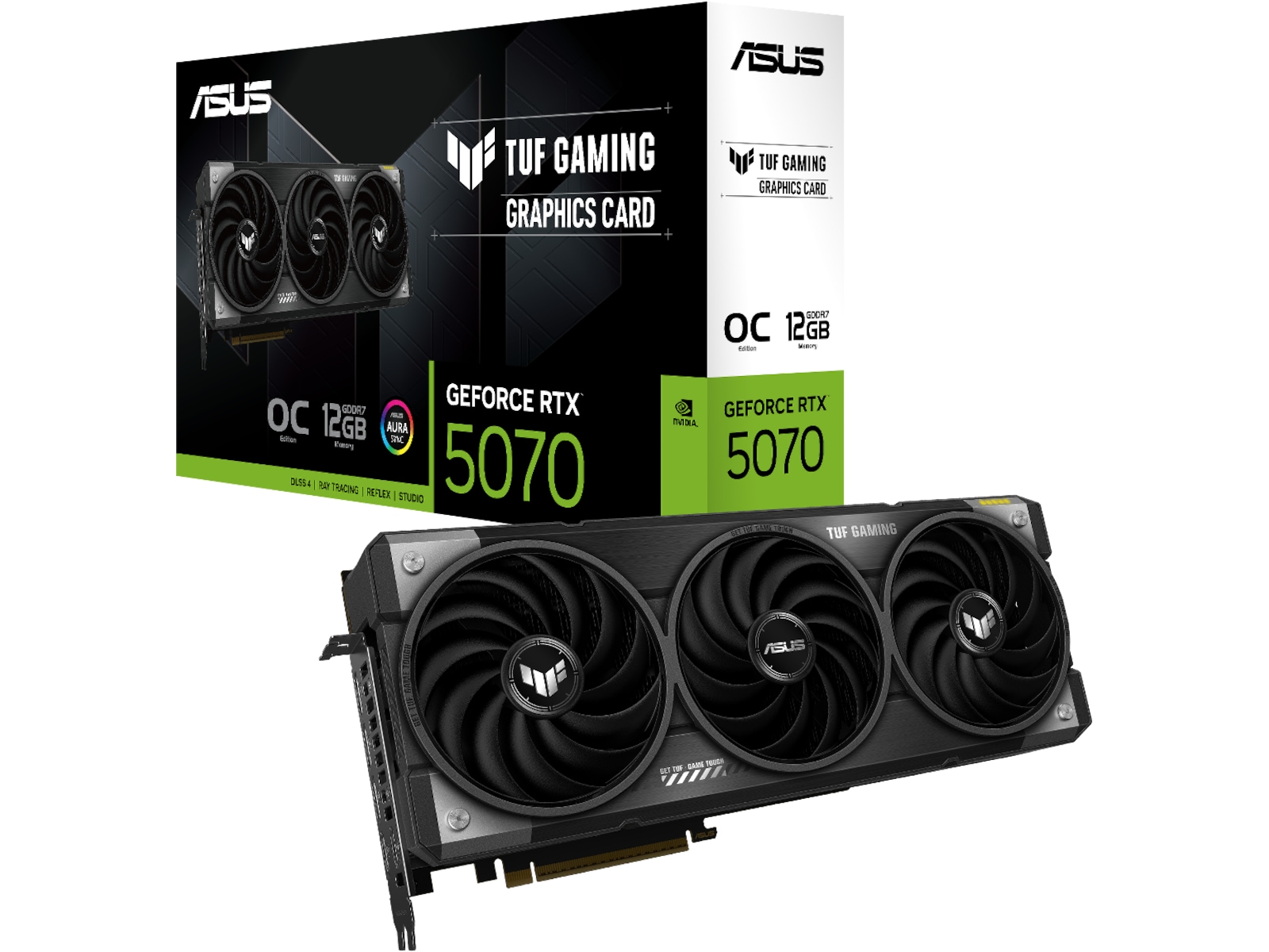 ASUS TUF Gaming GeForce RTX 5070 OC Skjermkort