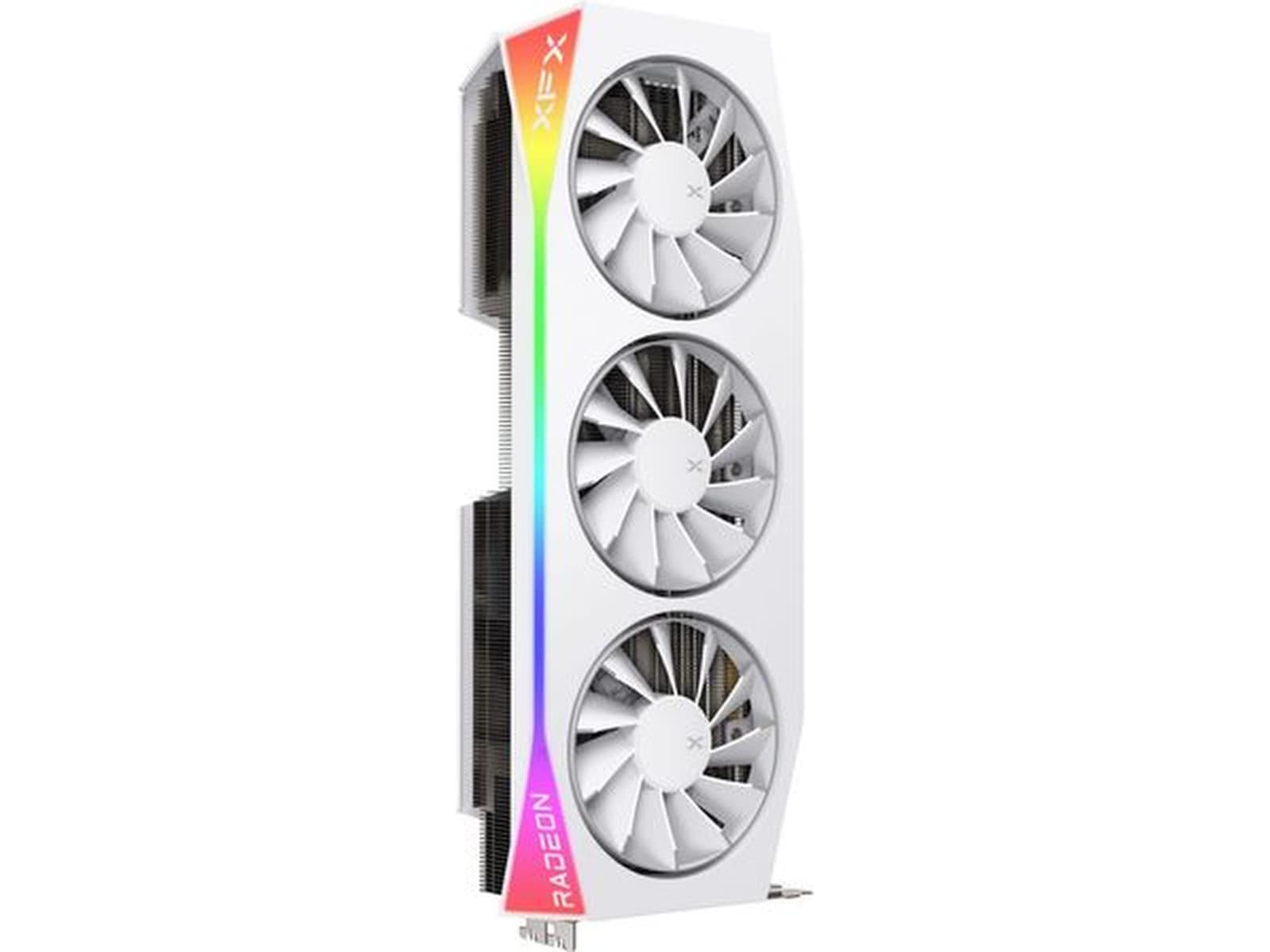 XFX Mercury AMD Radeon RX 9070 XT OC Magnetic Air RGB (hvit) Skjermkort