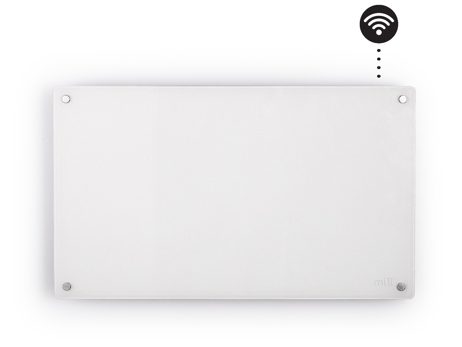 Mill Glass Smart WiFi Gen 4 panelovn 700W (hvit) Panelovner