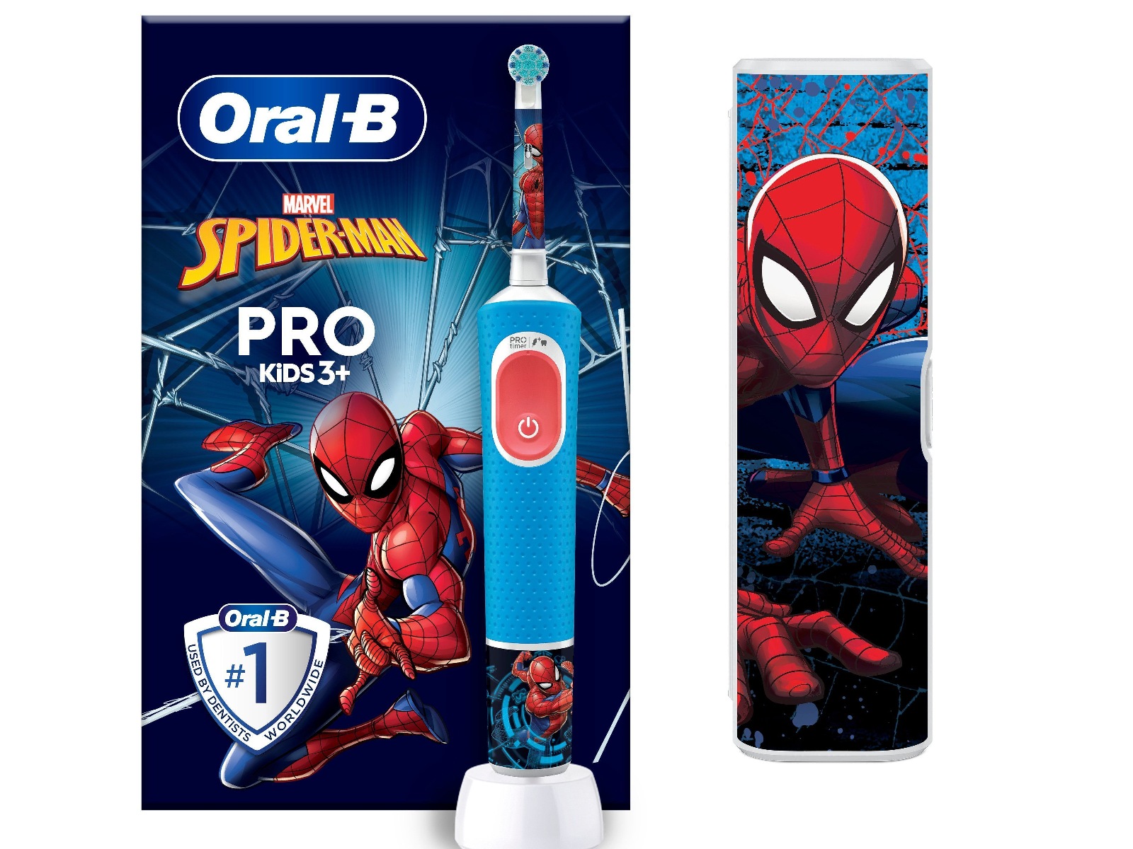 ORAL-B Vitality Pro Kids Elektrisk tannbørste (spiderman) Elektriske tannbørster