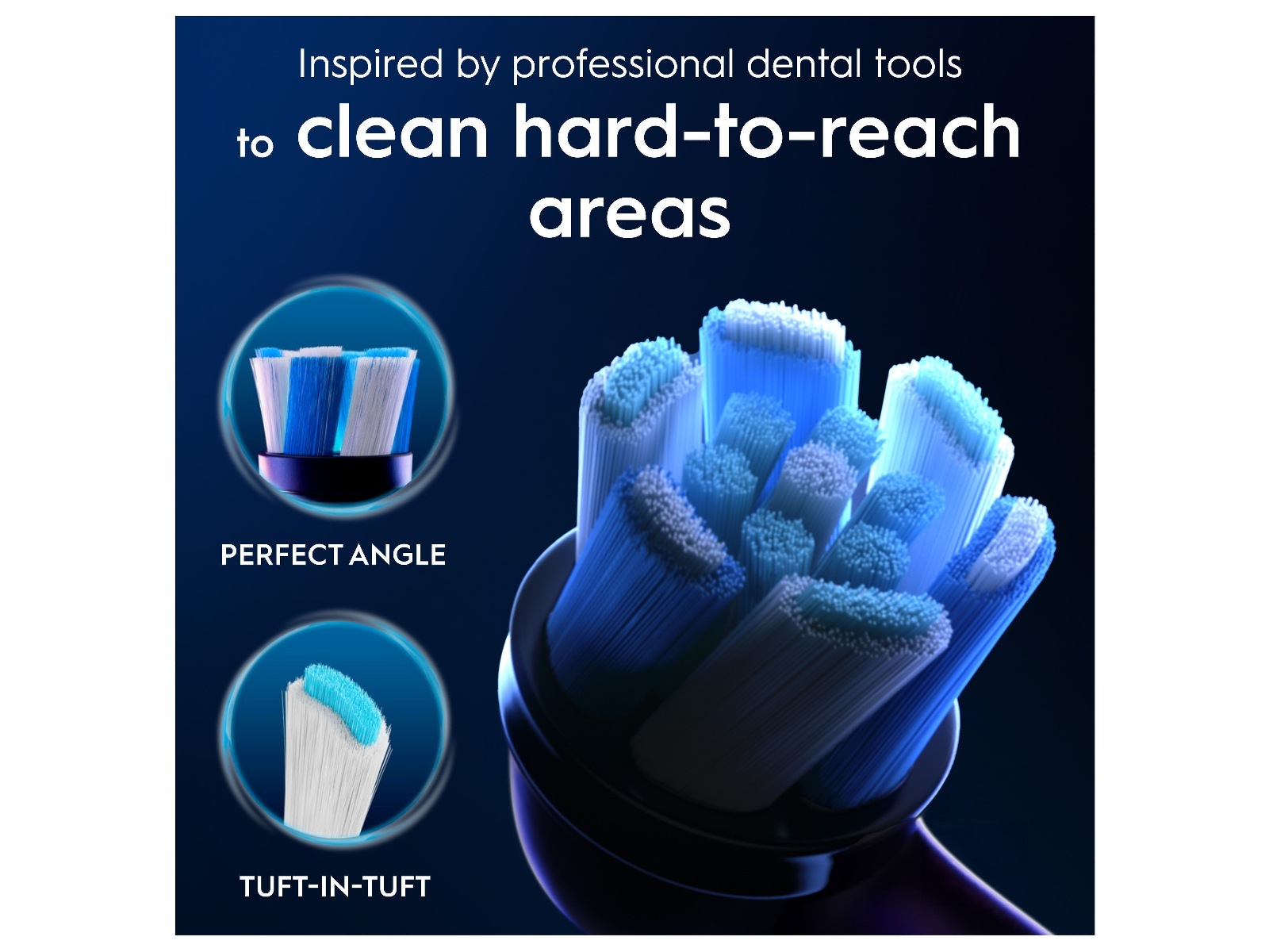 Oral-B iO Ultimate Clean Børstehoder 6 stk (sort) Tannbørstehoder