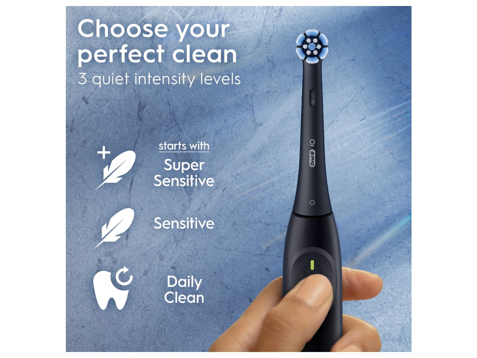 ORAL-B iO2 Series Elektrisk tannbørste (Night Black) Elektriske tannbørster