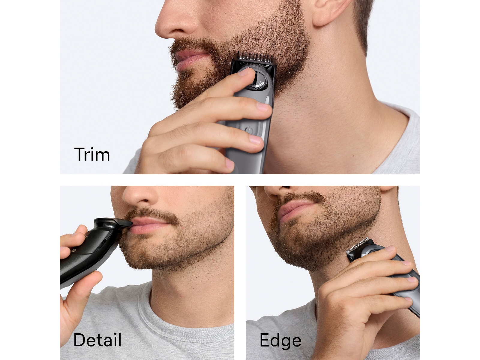 Braun Series 3 Skjeggtrimmer (grå) Barbermaskiner