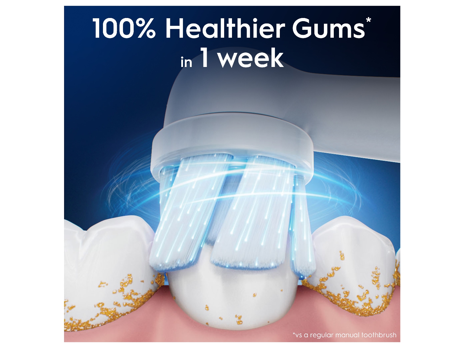 Oral-B iO Gentle Care Børstehoder 3 stk (hvit) Tannbørstehoder